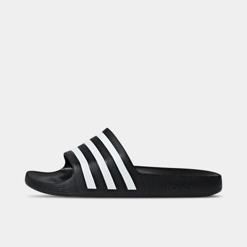adidas Adilette Aqua Core Black / Cloud White - Core Black sold by JD Sports