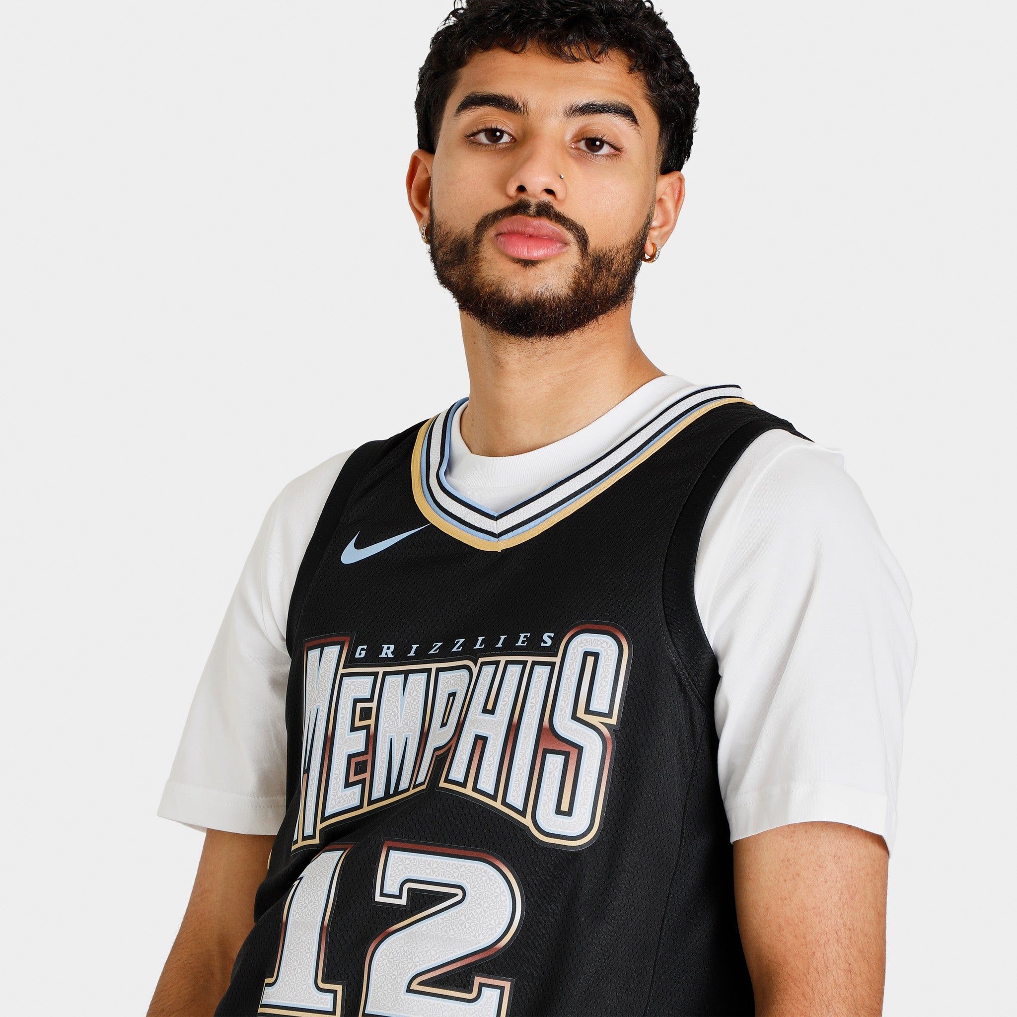 Nike Ja Morant Memphis Grizzlies City Edition NBA Jersey / Black sold by JD Sports product image thumbnail 3
