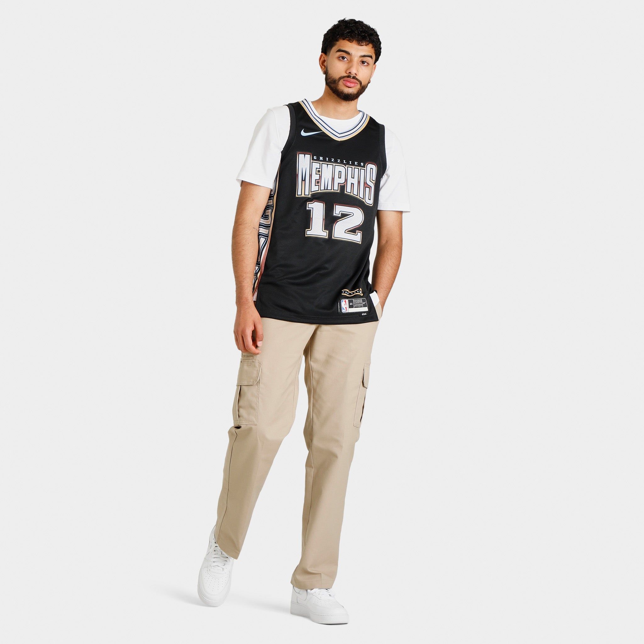 Nike Ja Morant Memphis Grizzlies City Edition NBA Jersey / Black sold by JD Sports product image thumbnail 5
