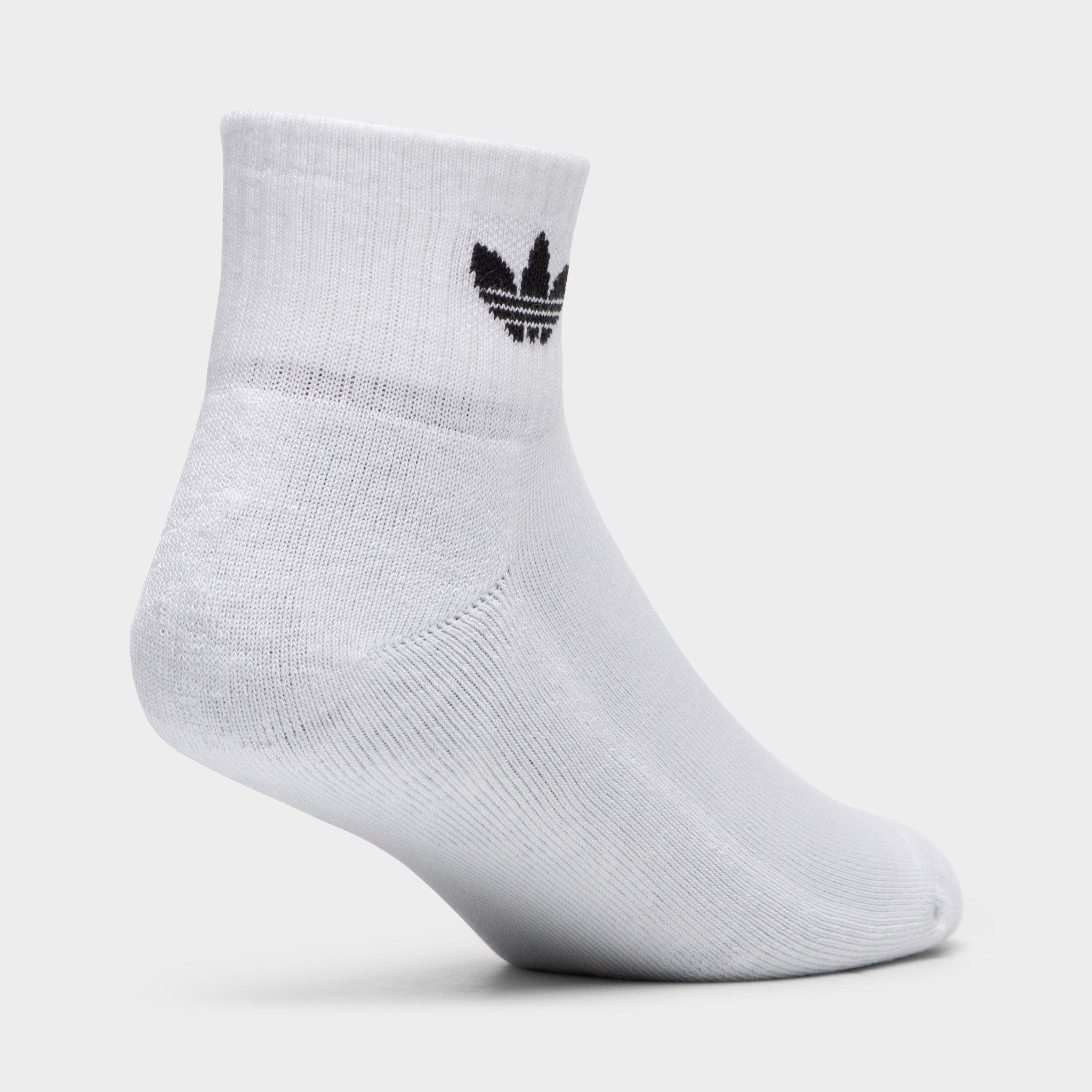 adidas Originals Mid-Cut Crew Socks (3 Pack) / White sold by JD Sports product image thumbnail 2