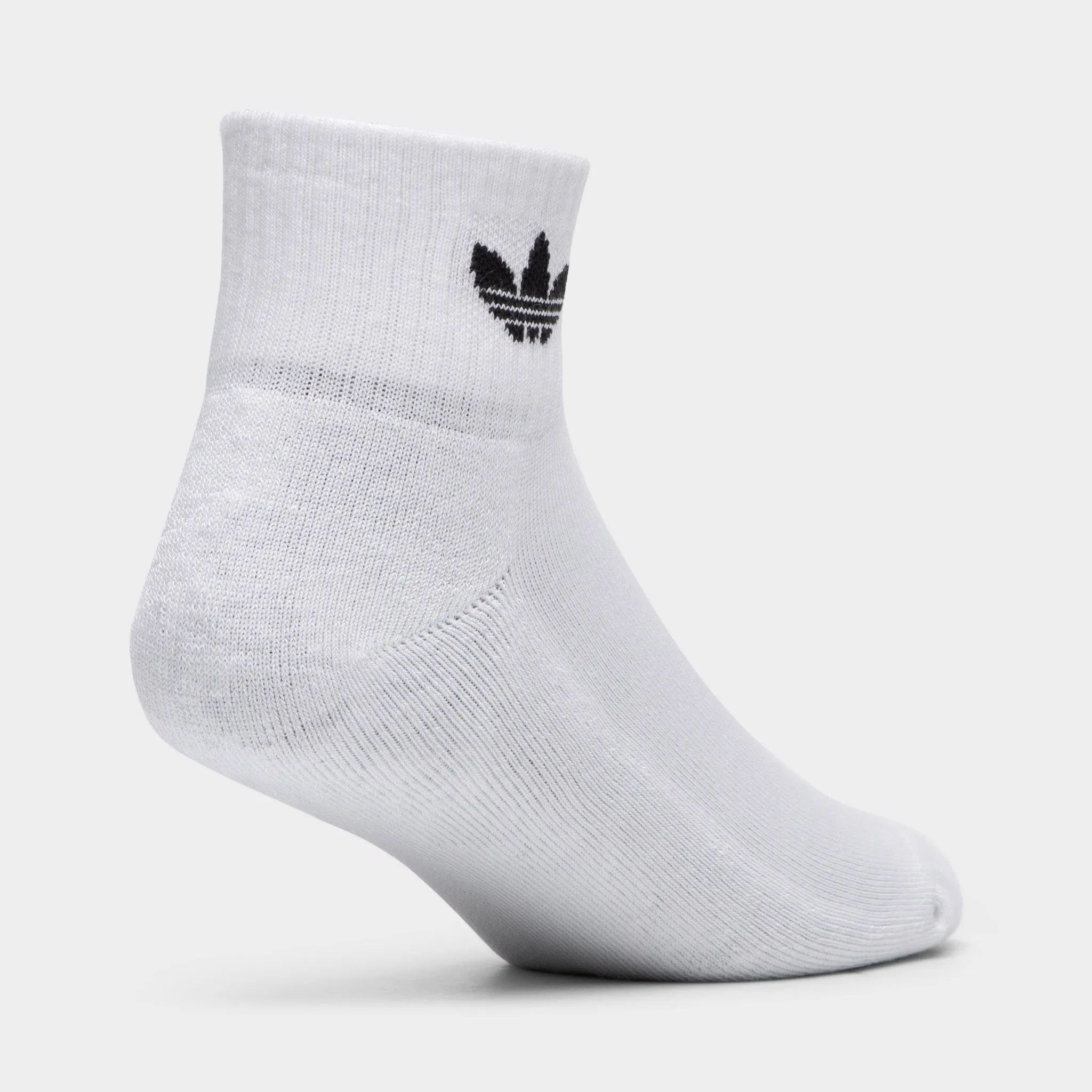 adidas Originals Mid-Cut Ankle Socks (3 Pack) / White sold by JD Sports product image thumbnail 2