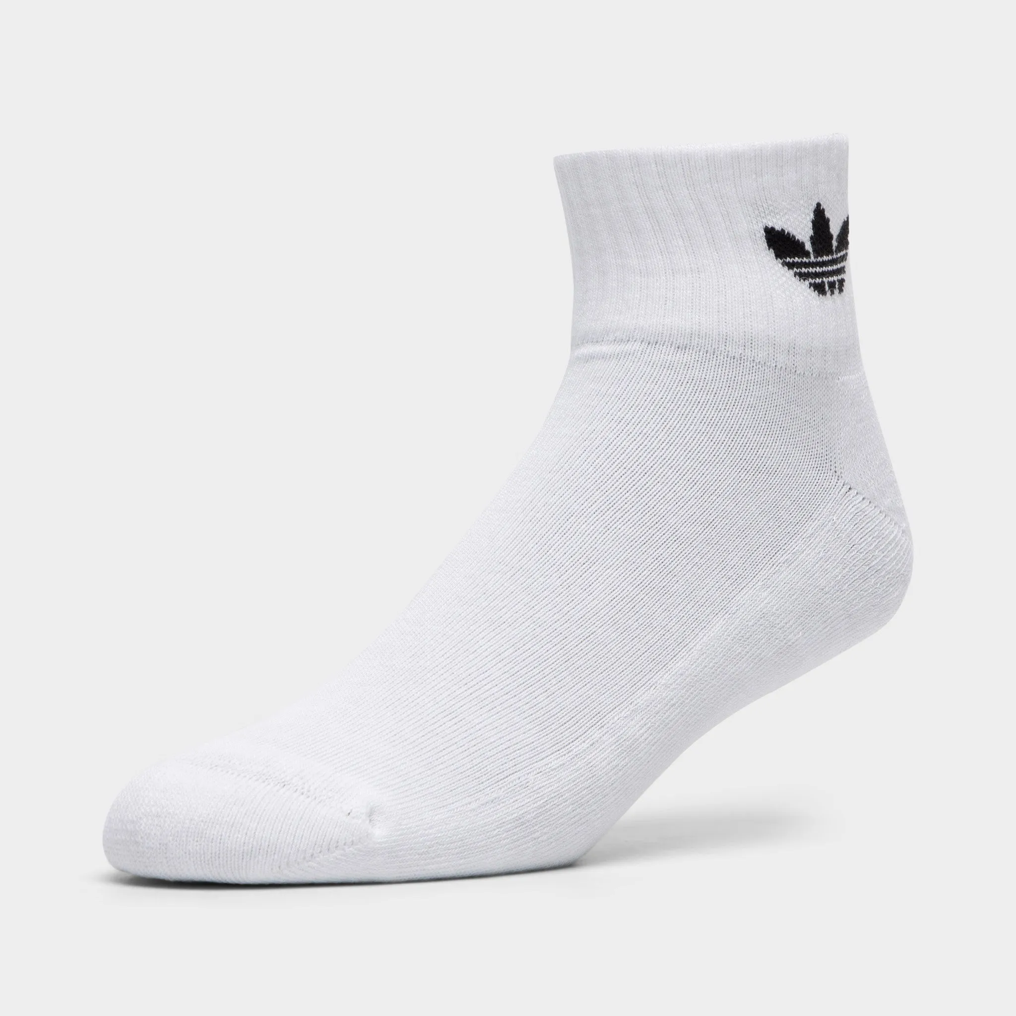 adidas Originals Mid-Cut Ankle Socks (3 Pack) / White sold by JD Sports