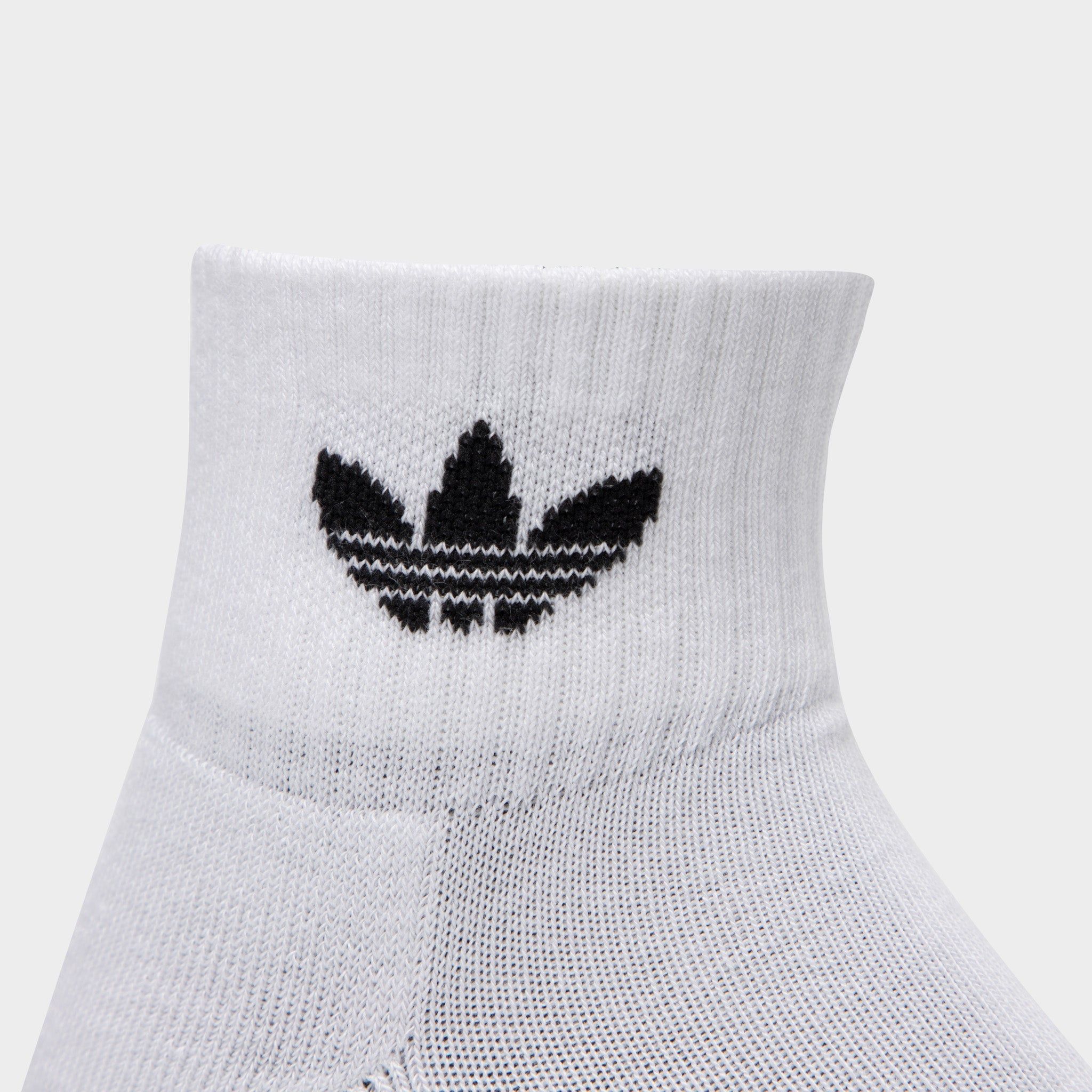 adidas Originals Mid-Cut Crew Socks (3 Pack) / White sold by JD Sports product image thumbnail 3