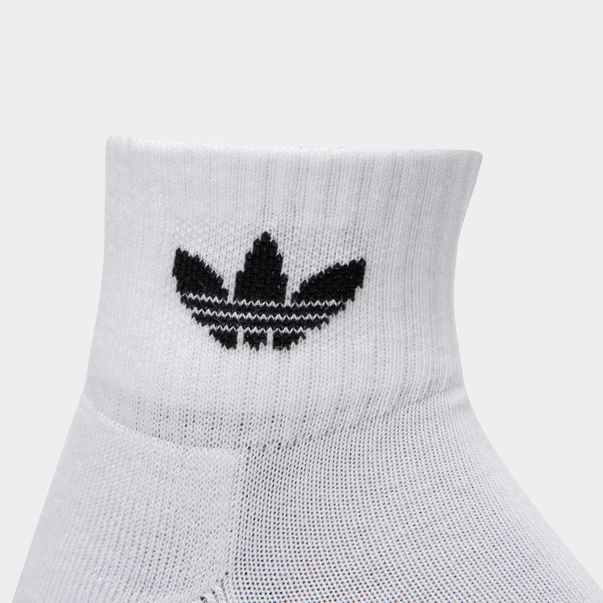 adidas Originals Mid-Cut Ankle Socks (3 Pack) / White sold by JD Sports product image thumbnail 3
