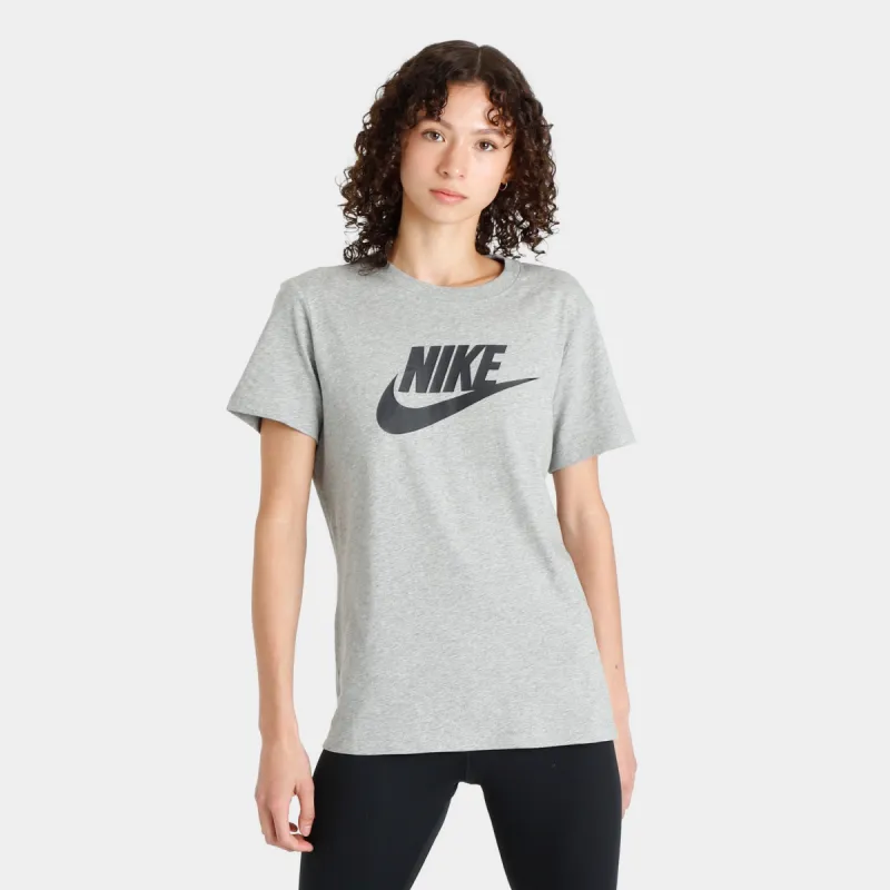 Nike Sportswear Women's Essential T-shirt Dark Grey Heather / Black sold by JD Sports