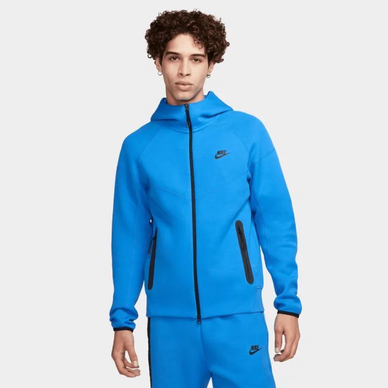【WIND AND SEA】Tech Fleece Zip-up Hooded Men's Nike Sportswear Tech Fleece Sea Glass/Blk Wndrnner