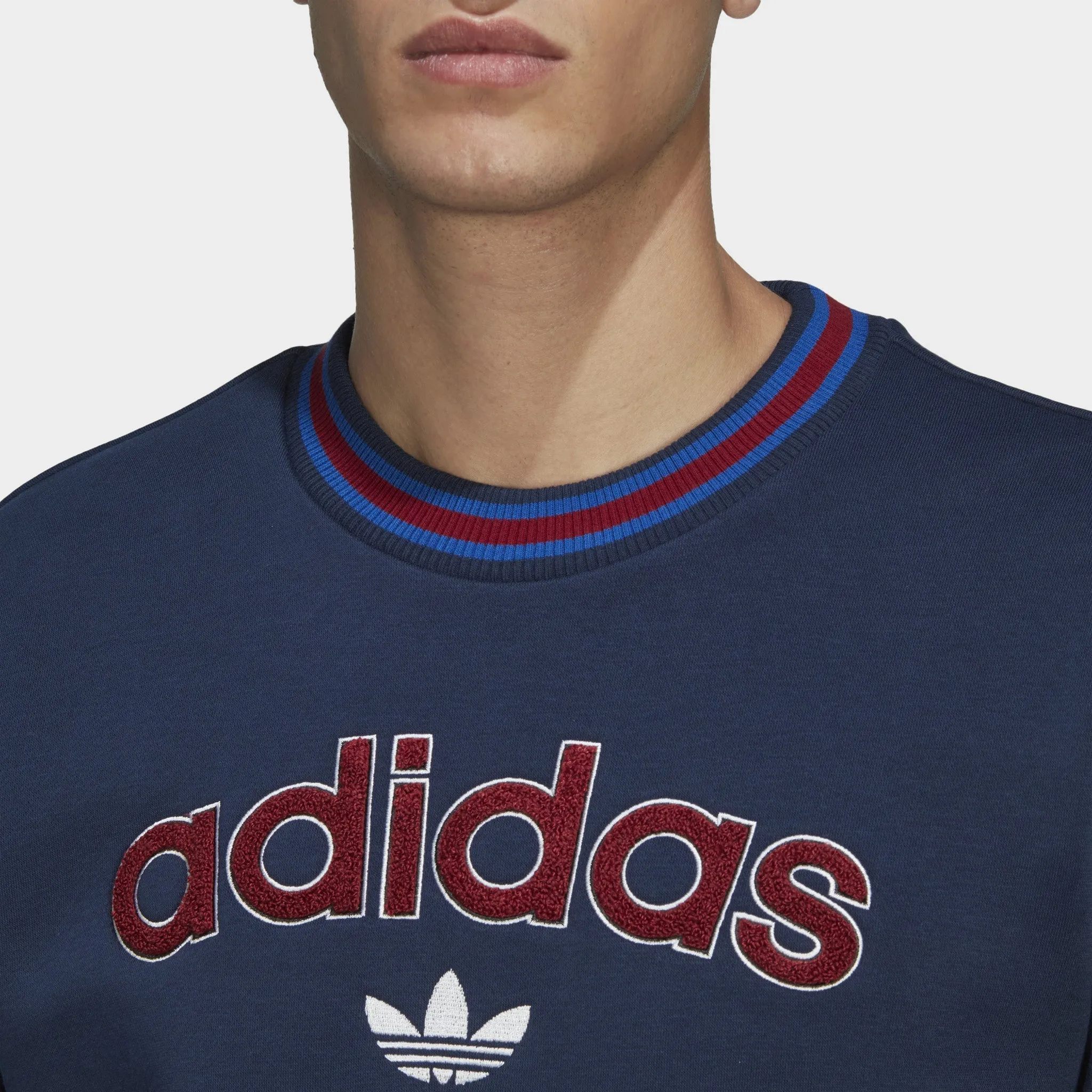 adidas Collegiate Crewneck Collegiate Navy / Collegiate Navy sold by JD Sports product image thumbnail 3