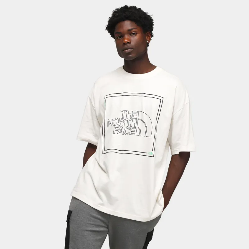 The North Face Coordinates Box Fit T-shirt Gardenia White / TNF Black sold by JD Sports