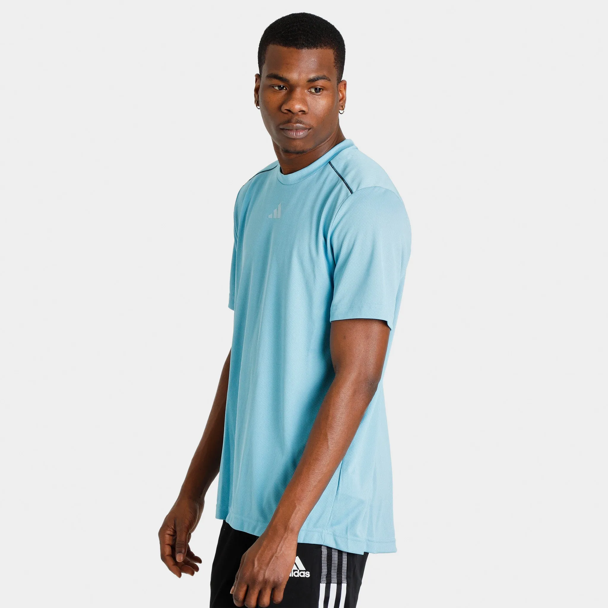 adidas Workout Base Logo T-shirt Preloved Blue / Transparent sold by JD Sports