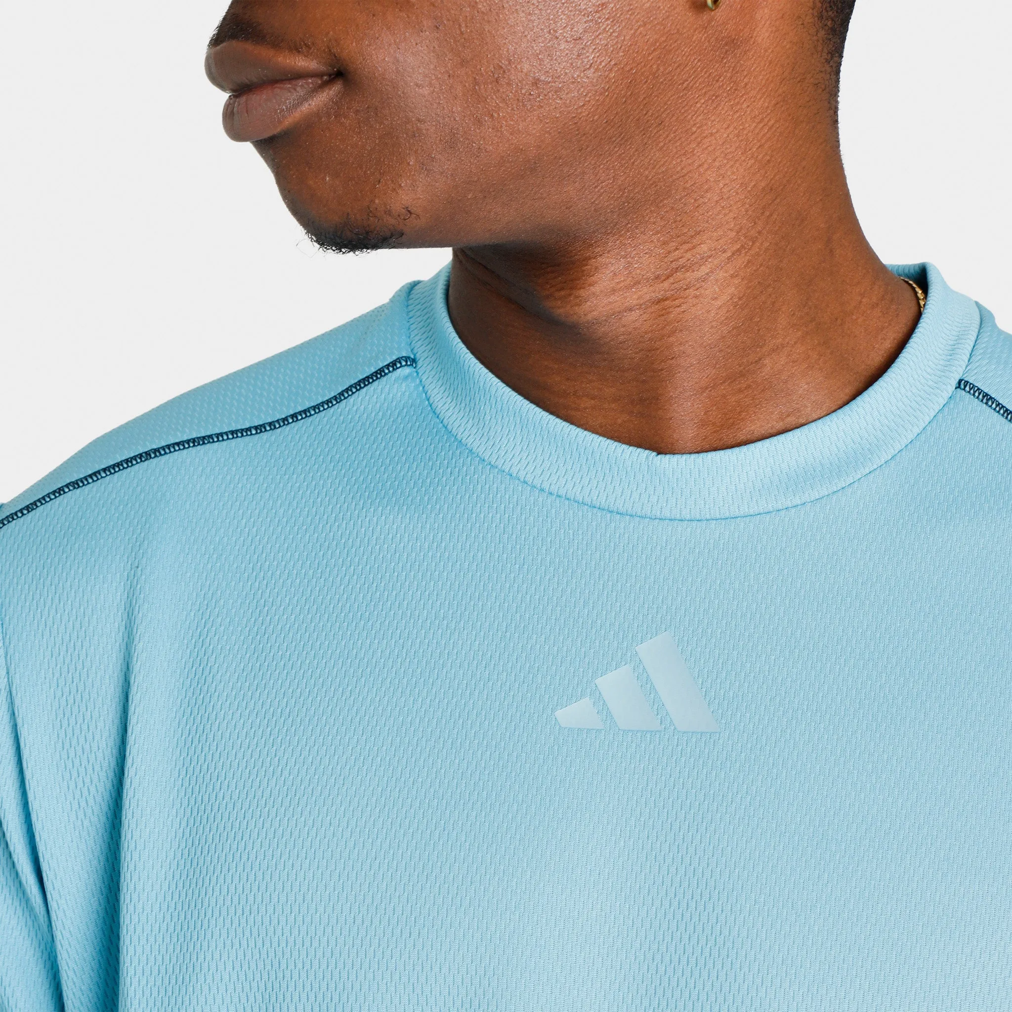 adidas Workout Base Logo T-shirt Preloved Blue / Transparent sold by JD Sports product image thumbnail 4