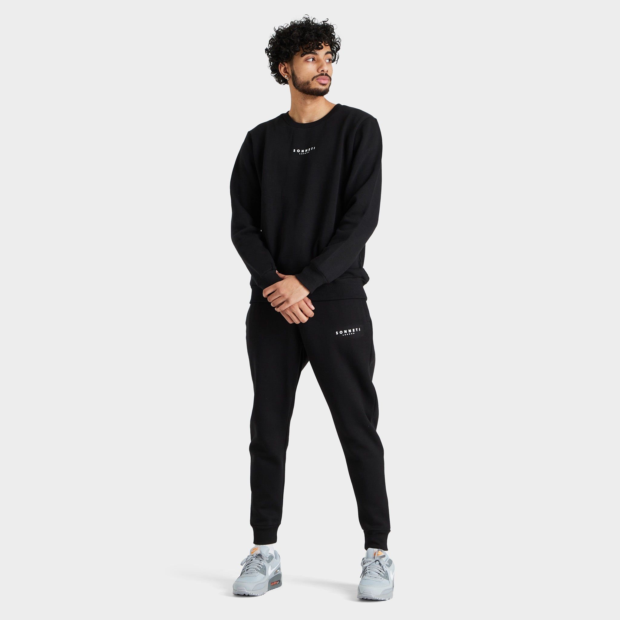 Sonneti London Fleece Crewneck / Black sold by JD Sports product image thumbnail 5