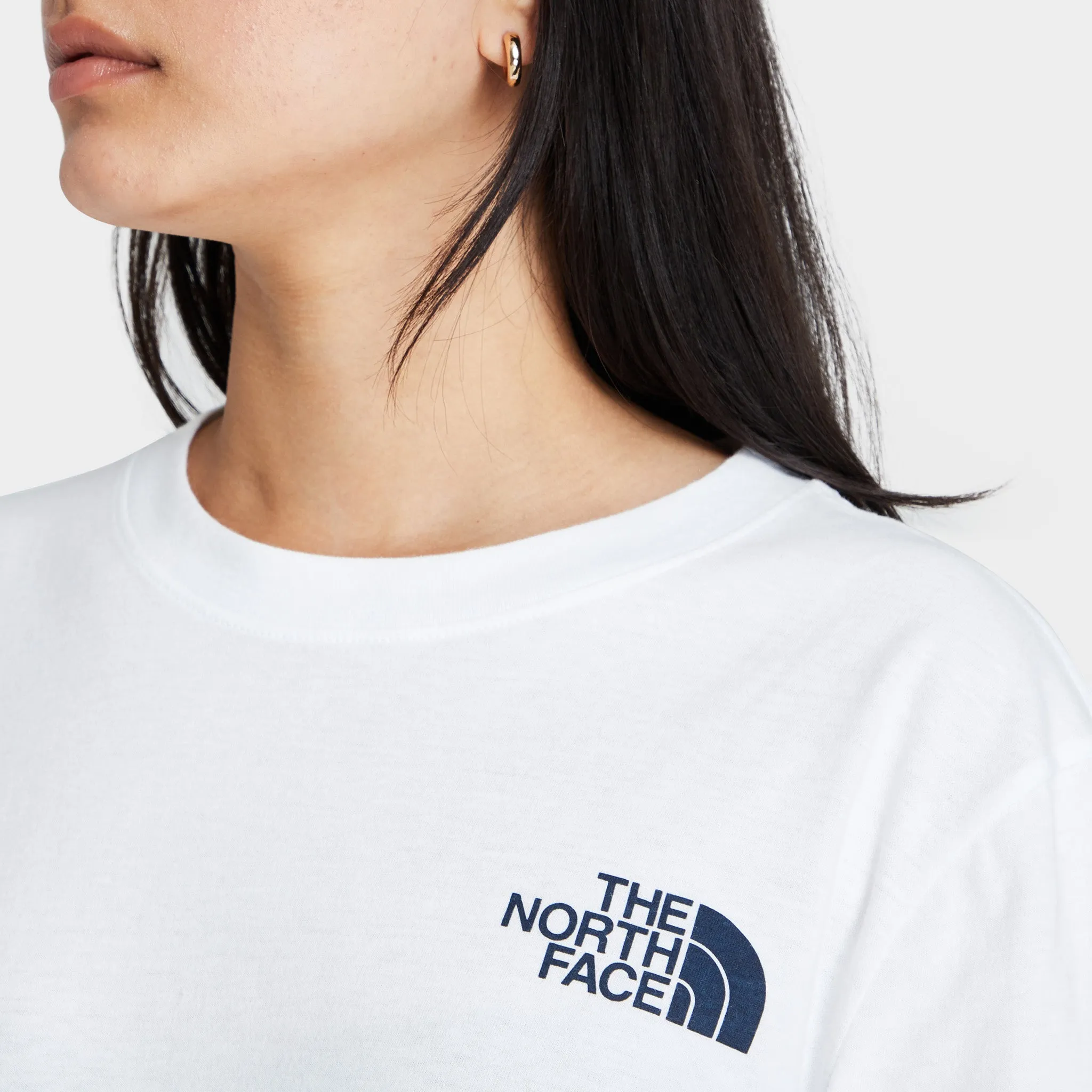 The North Face Women's Brand Proud Long Sleeve T-shirt TNF White / TNF Black sold by JD Sports product image thumbnail 4