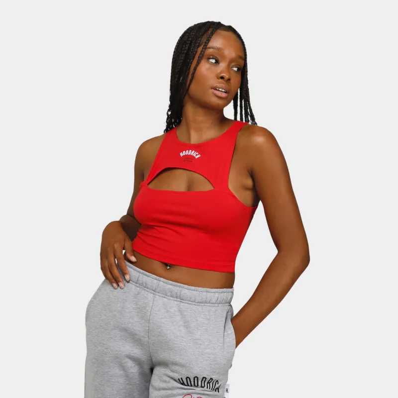Hoodrich Women's OG Match Cropped Tank Top Mars Red / White - Black made by JD Sports