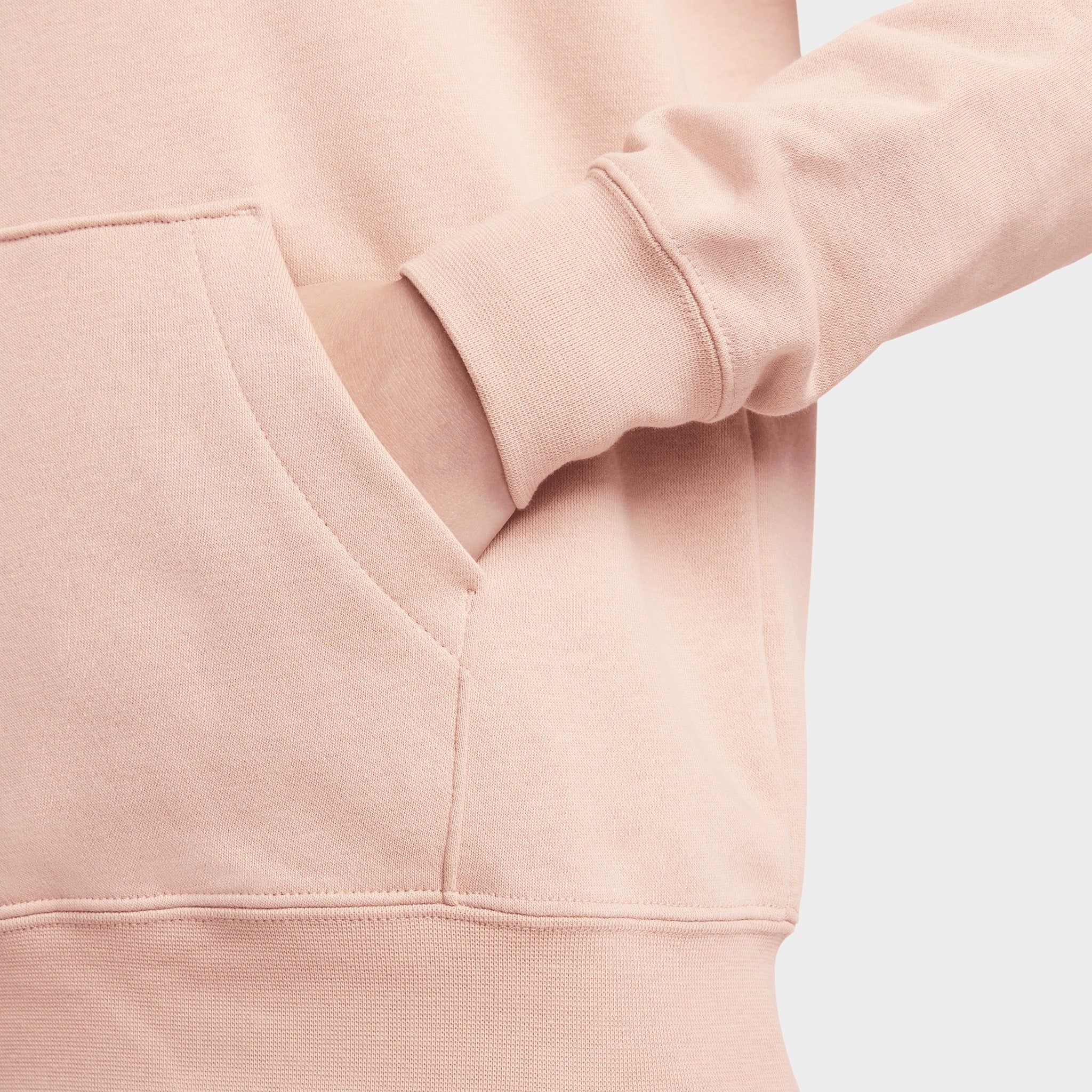 Nike Sportswear Women's Essential Fleece Pullover Hoodie Rose Whisper / White sold by JD Sports product image thumbnail 4