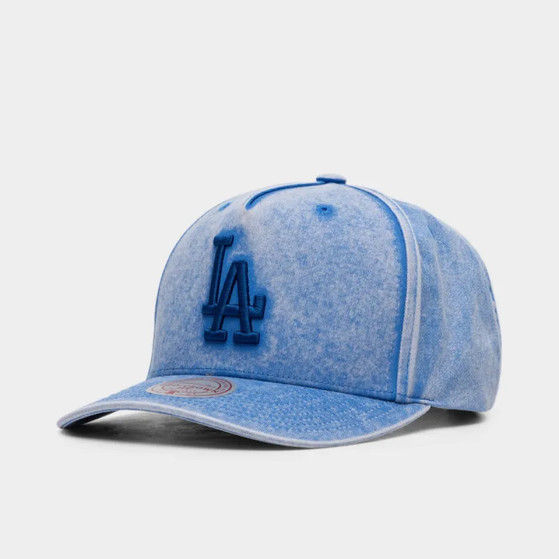 Mitchell & Ness LA Dodgers Washed Out Tonal Pro Snapback / Blue sold by JD Sports