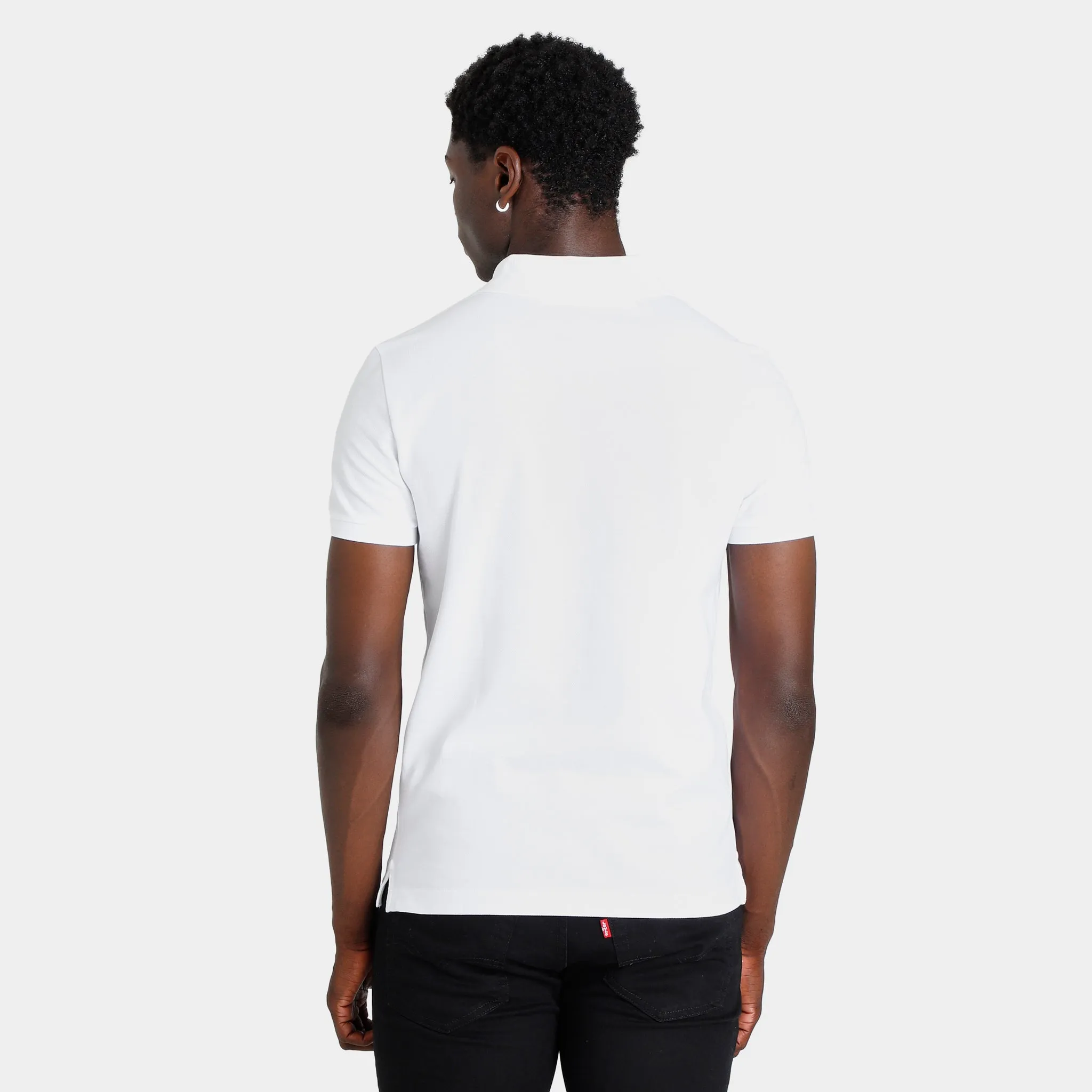 Lacoste Petit Piqu� Slim Fit Polo Shirt / White sold by JD Sports product image thumbnail 2