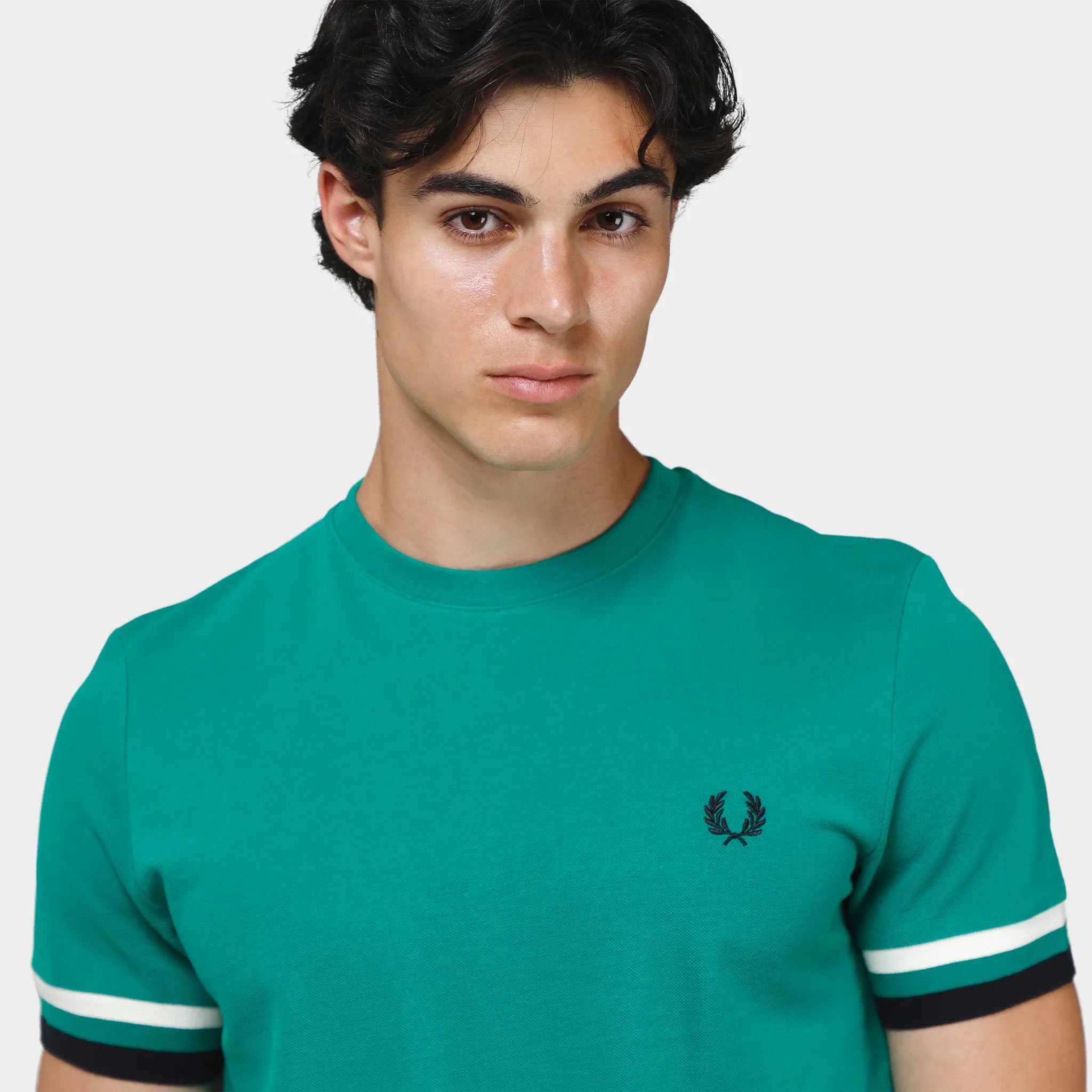 Fred Perry Bold Tipped Pique T-Shirt / Fred Perry Green sold by JD Sports product image thumbnail 3