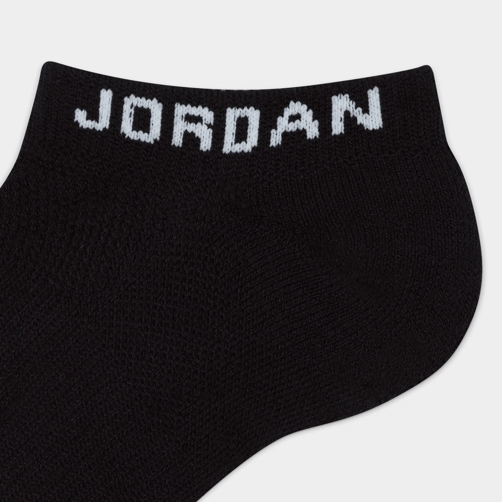 Jordan Everyday Max No Show Socks (3 Pack) Black / Black sold by JD Sports product image thumbnail 3