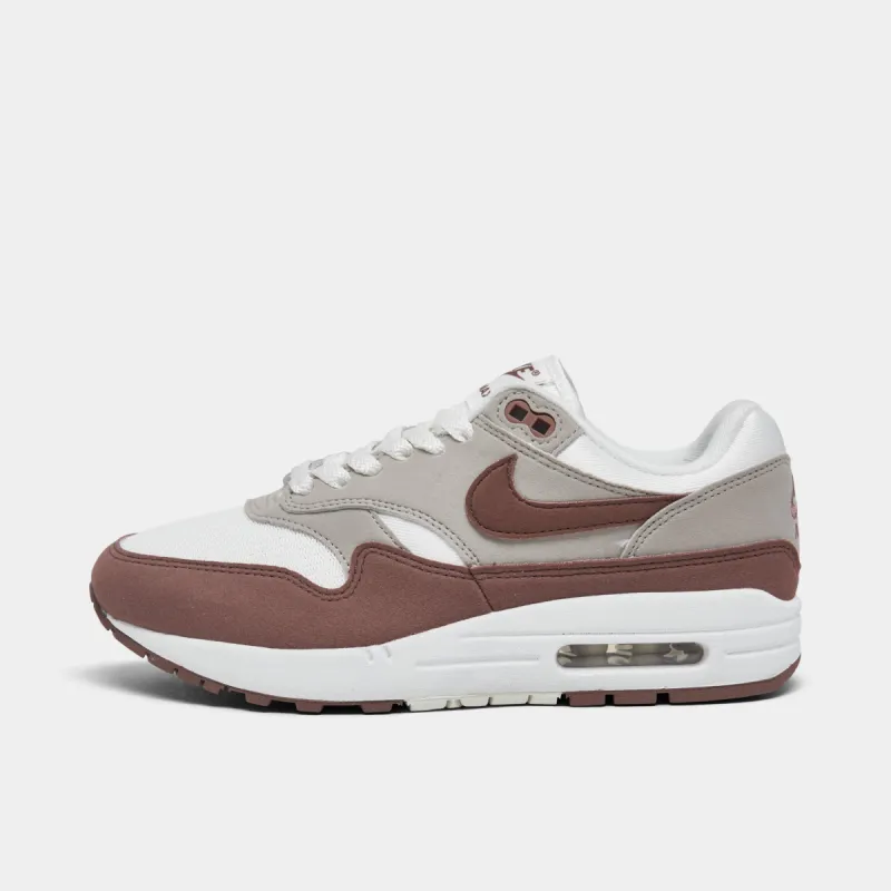Nike Women's Air Max 1 Summit White / Smokey Mauve - Light Iron Ore sold by JD Sports