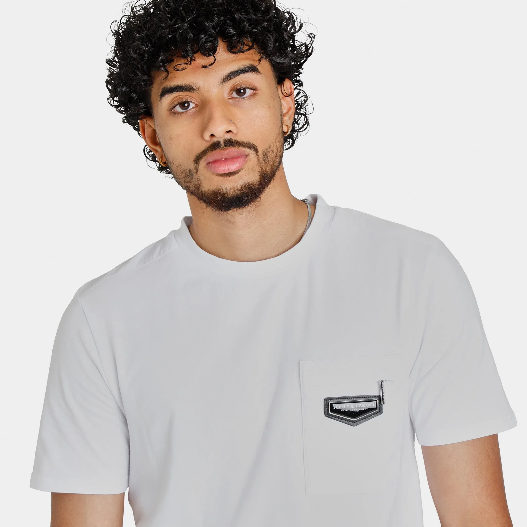 Supply & Demand Shift T-shirt Grey / Black sold by JD Sports product image thumbnail 3