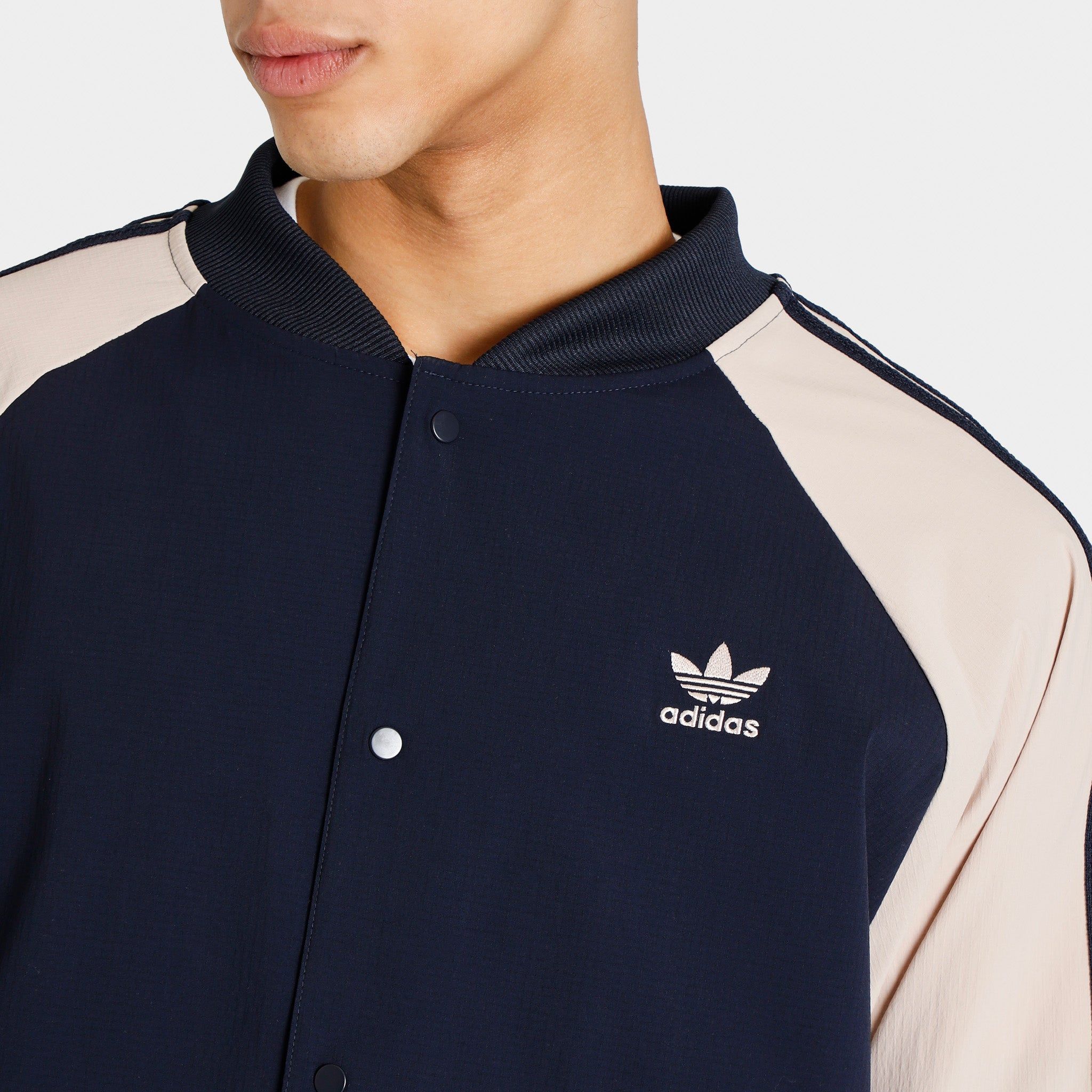 adidas Superstar Woven Jacket Legend Ink / Wonder Taupe sold by JD Sports product image thumbnail 4