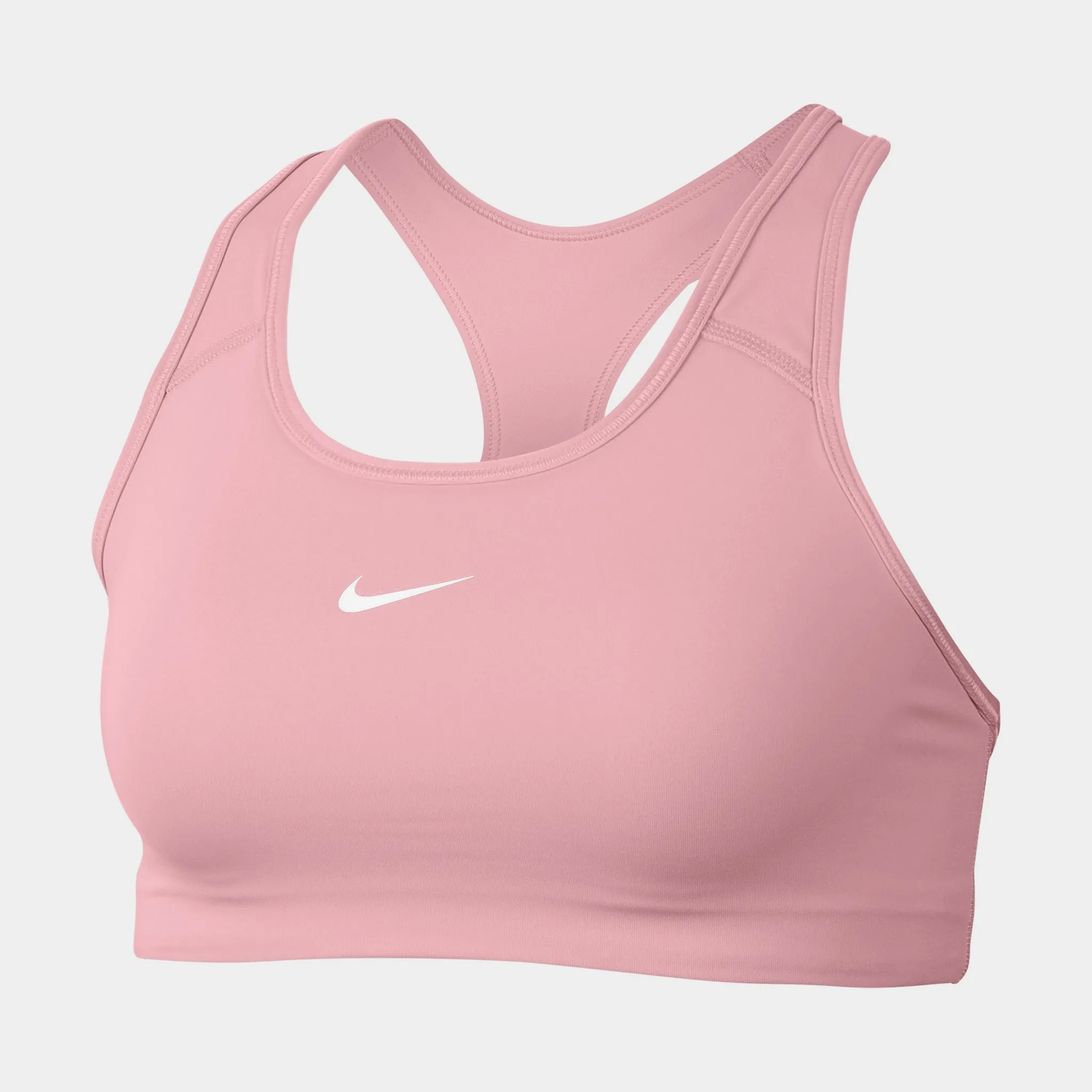 Nike Women's Dri-FIT Swoosh Medium-Support 1-Piece Pad Sports Bra / Pink Glaze sold by JD Sports product image thumbnail 5