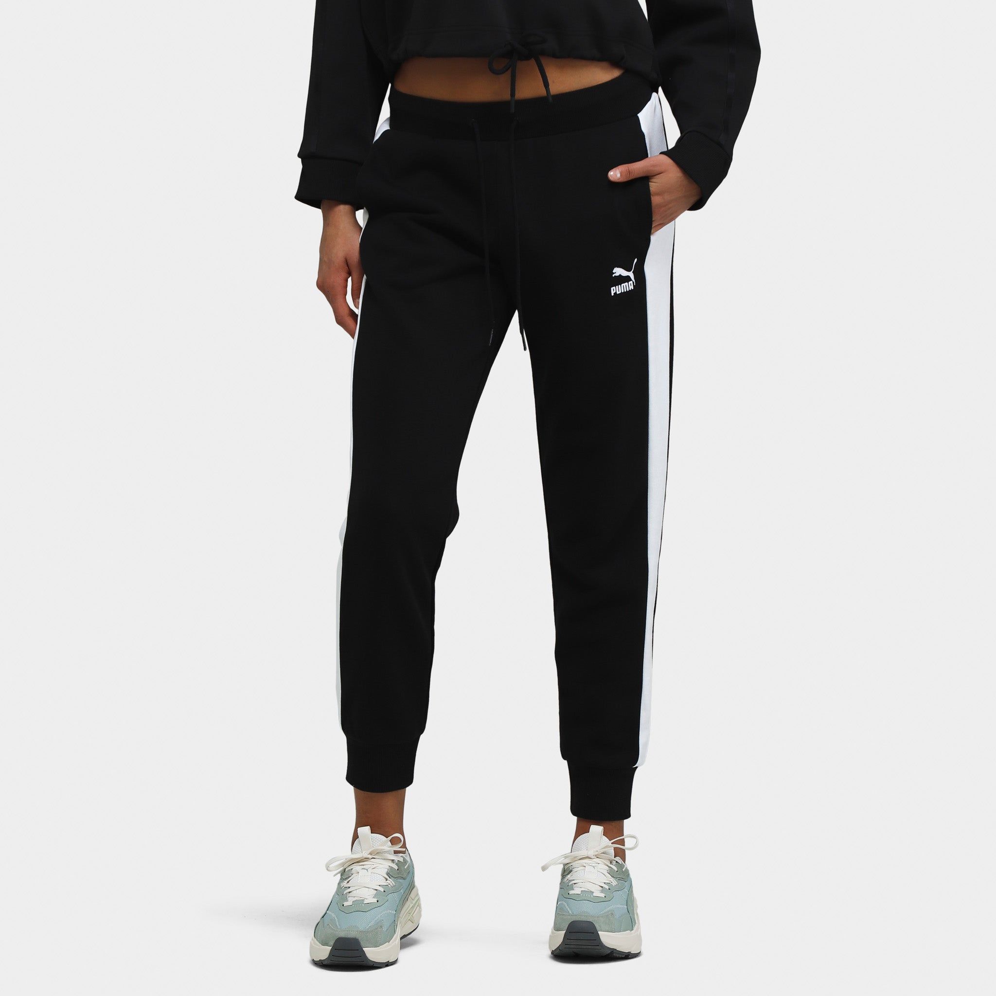 Puma Women’s Iconic T7 Track Pants / Puma Black sold by JD Sports