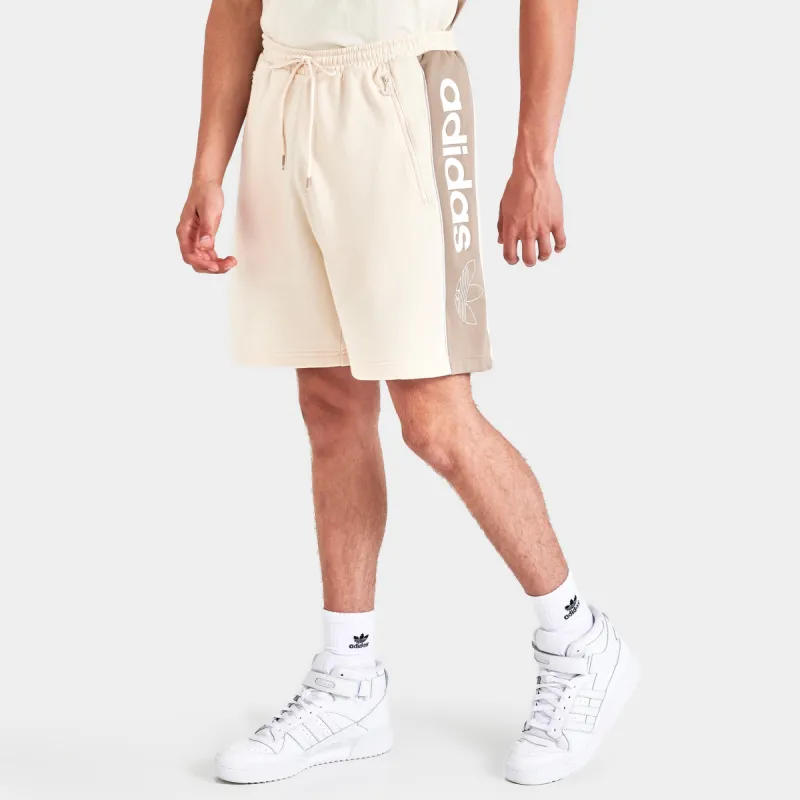 adidas Originals Itasca Shorts Khaki / Wonder White sold by JD Sports