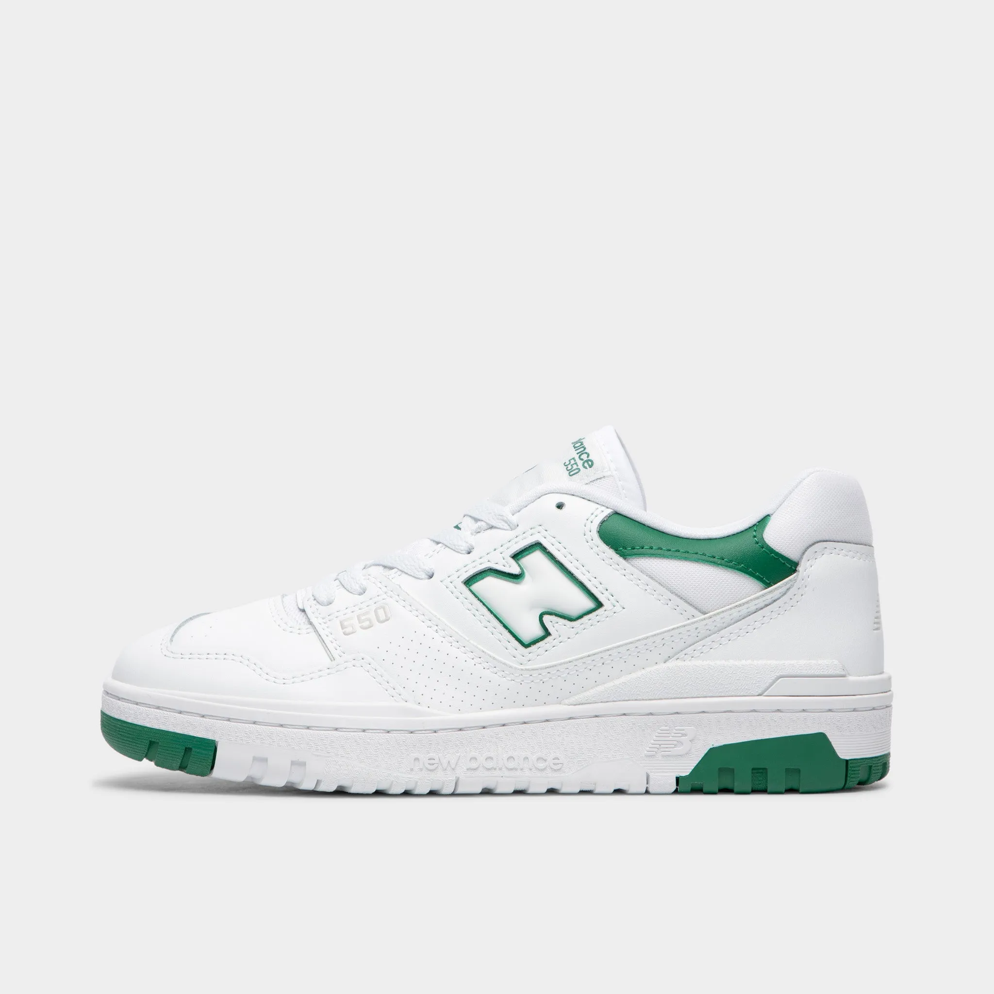 New Balance BB550SWB White / Classic Pine sold by JD Sports