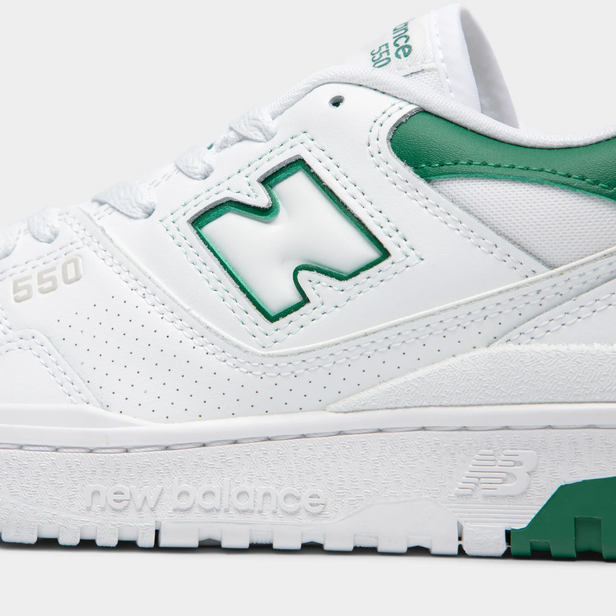 New Balance BB550SWB White / Classic Pine sold by JD Sports product image thumbnail 3