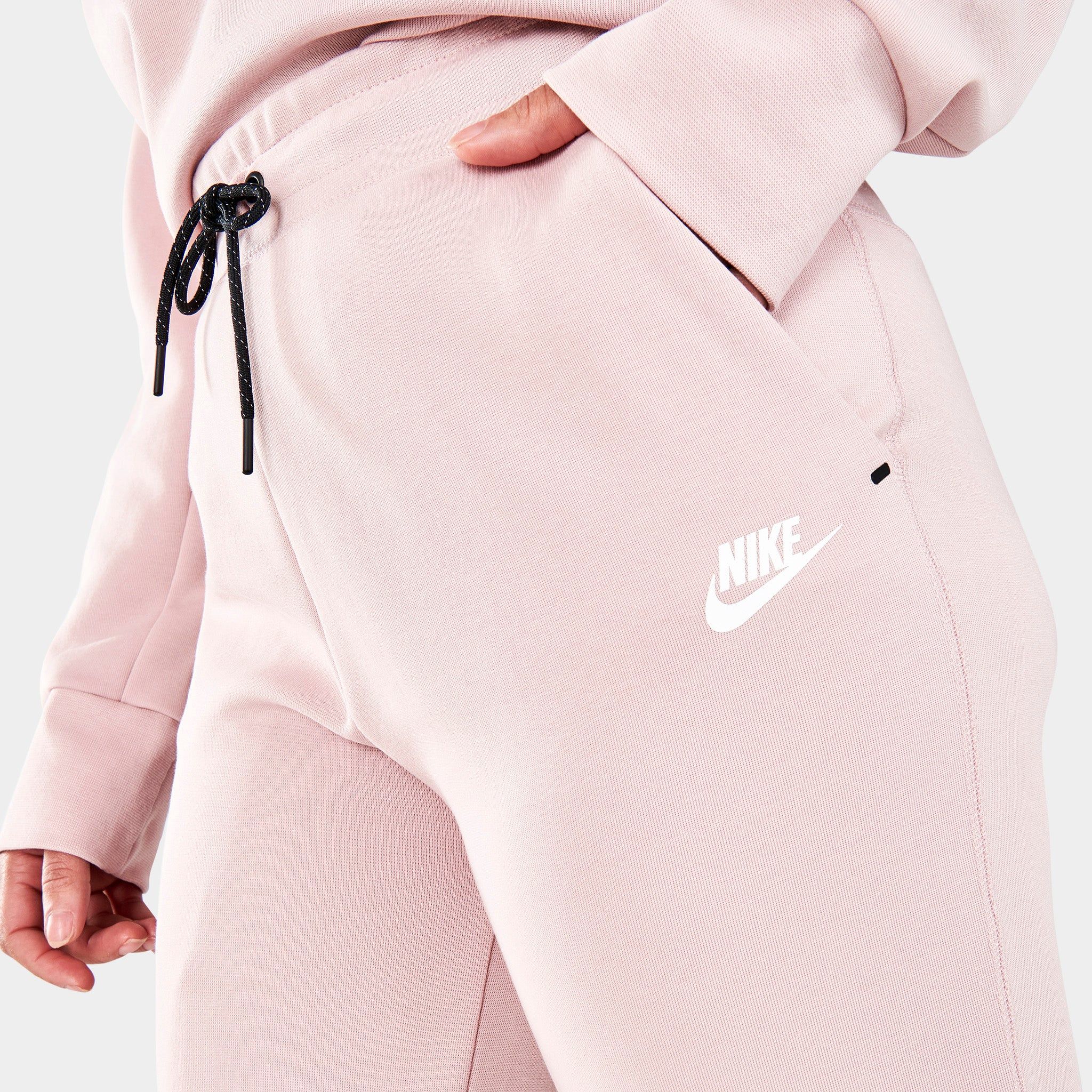Nike Sportswear Women’s Tech Fleece Joggers Pink Oxford / White sold by JD Sports product image thumbnail 4