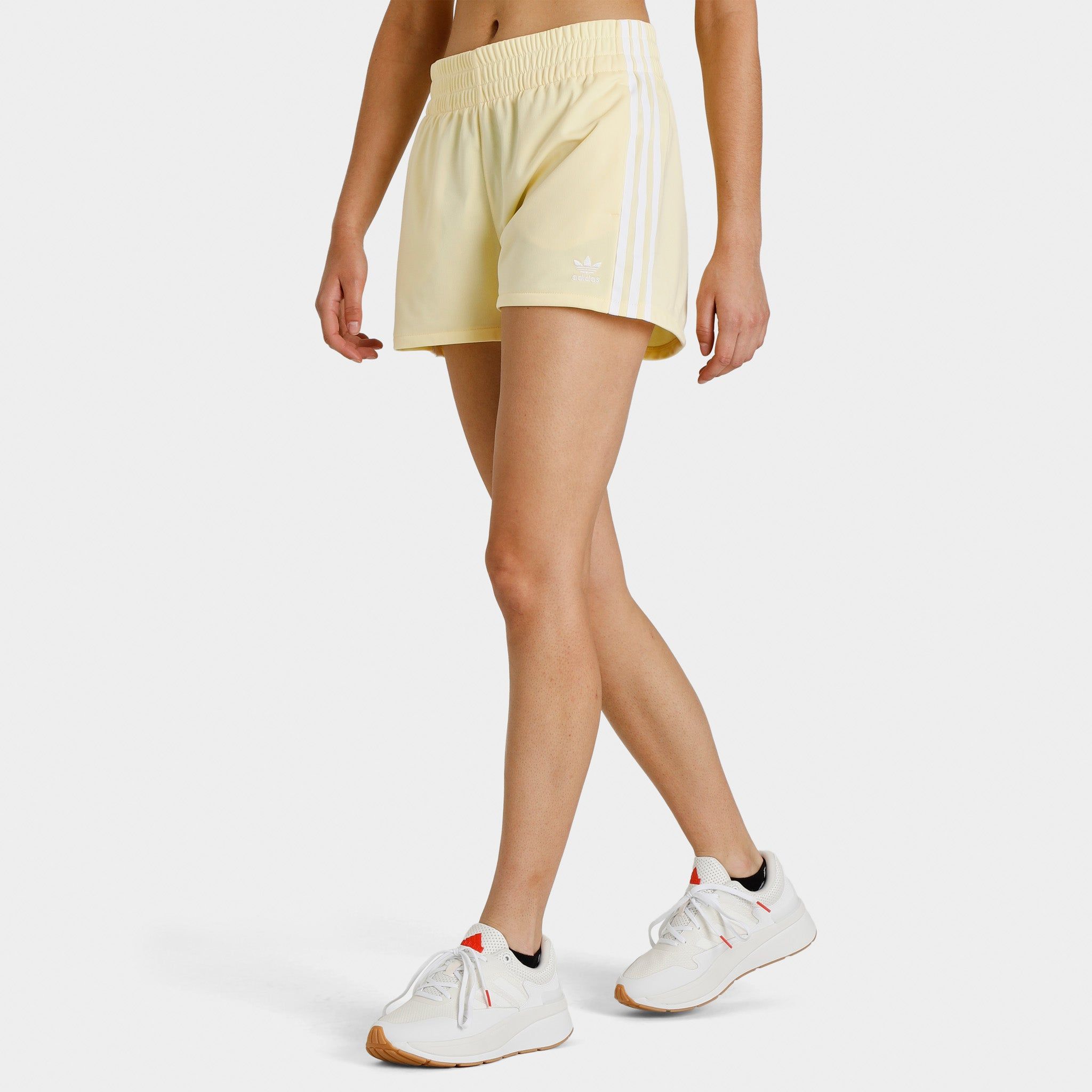 adidas Originals Women's 3-Stripes Shorts / Almost Yellow sold by JD Sports product image thumbnail 4