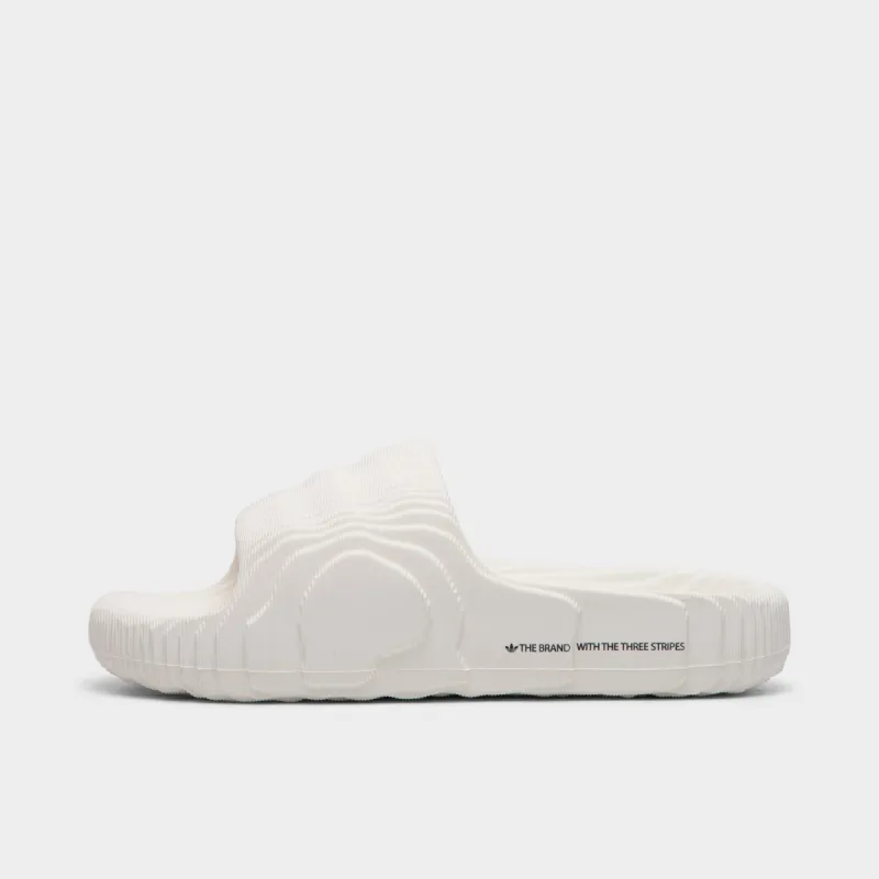 adidas Originals Adilette 22 Off White / Off White - Core Black sold by JD Sports