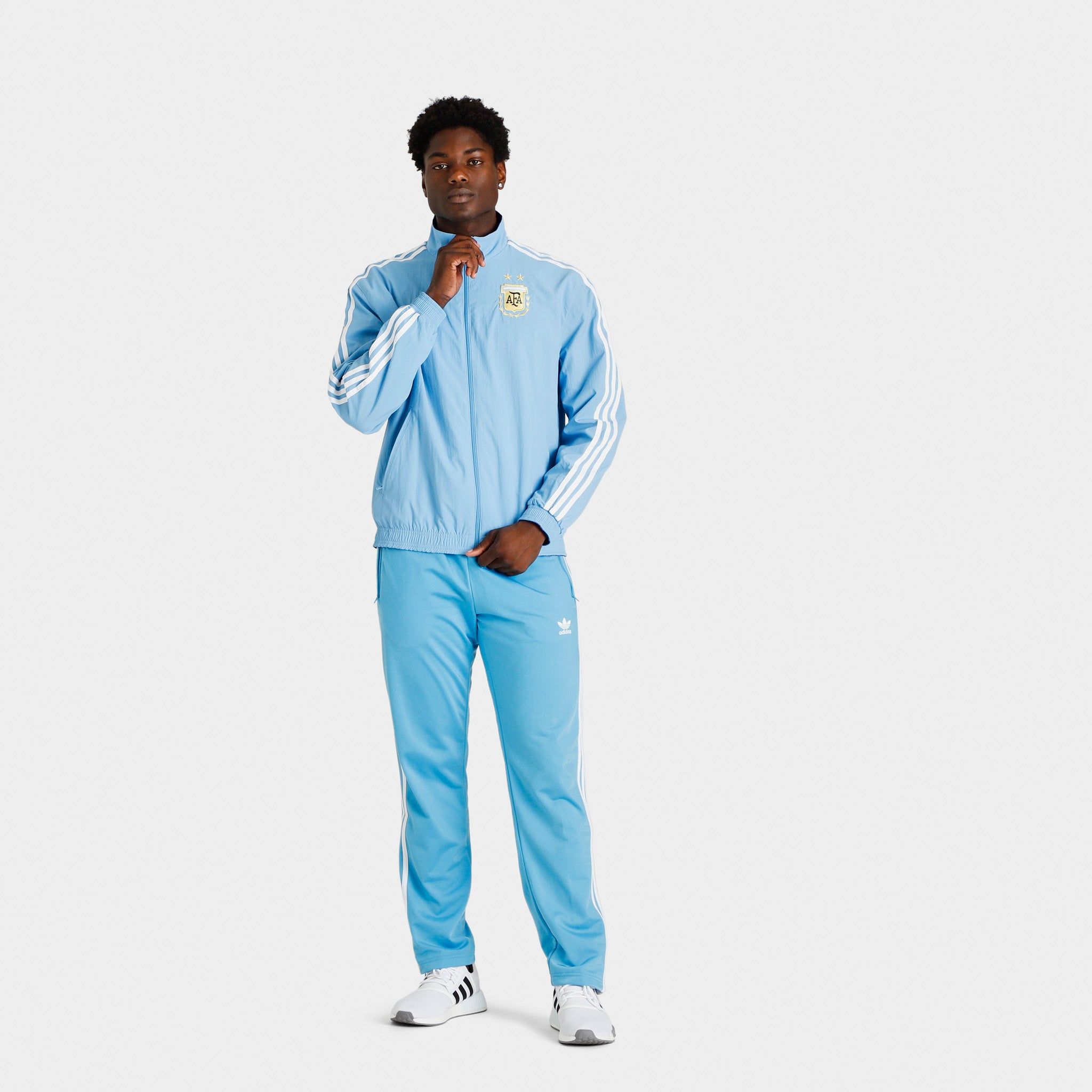 adidas Argentina Reversible Anthem Jacket / Light Blue sold by JD Sports product image thumbnail 6