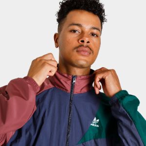 adidas Originals Adicolor Colorblock Track Jacket Shadow Navy / Burgundy - Collegiate Green sold by JD Sports