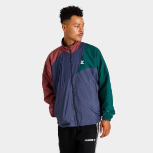 adidas Originals Adicolor Colorblock Track Jacket Shadow Navy / Burgundy - Collegiate Green sold by JD Sports