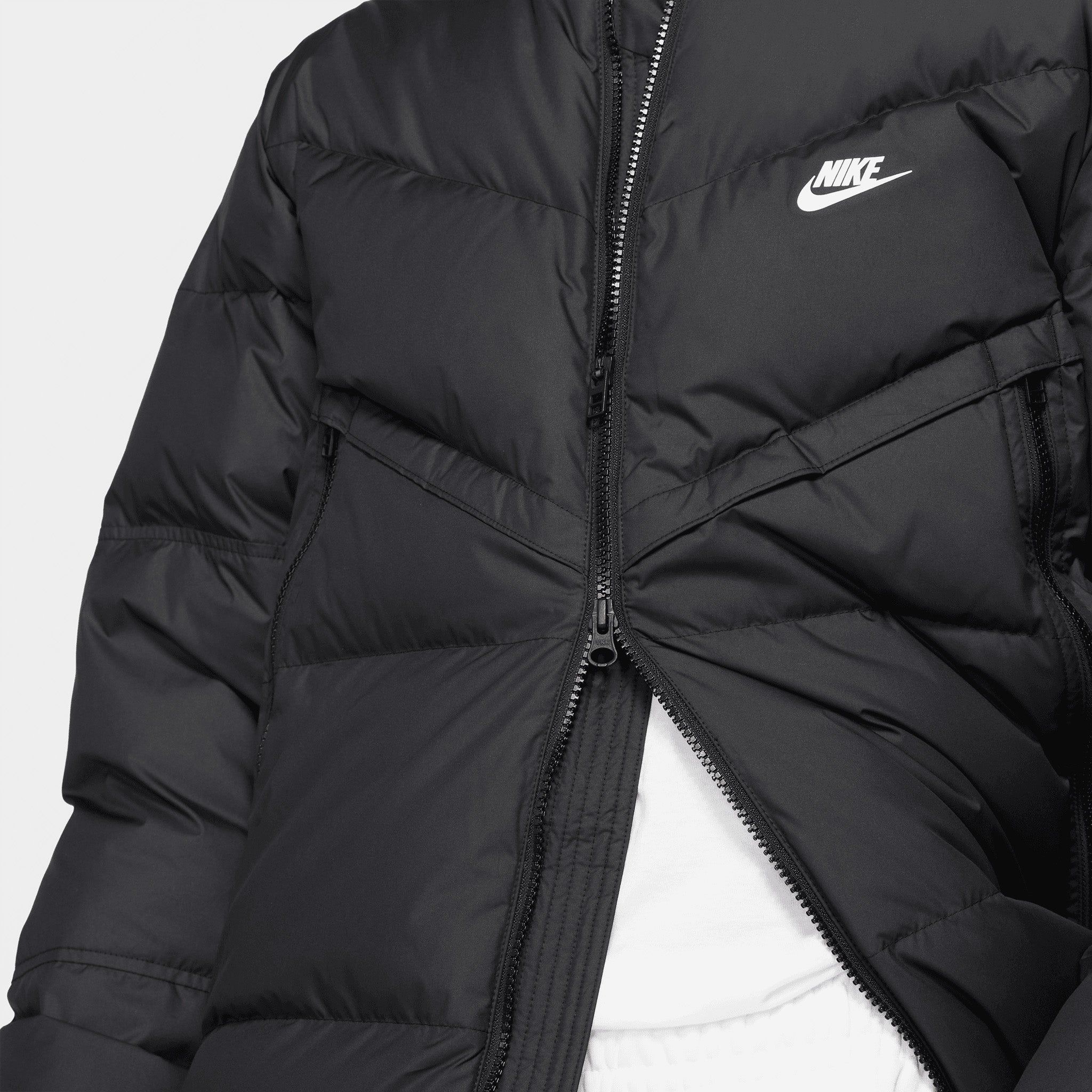 Nike Sportswear Storm-FIT Windrunner Hooded Jacket Black / Black - Sail sold by JD Sports product image thumbnail 5