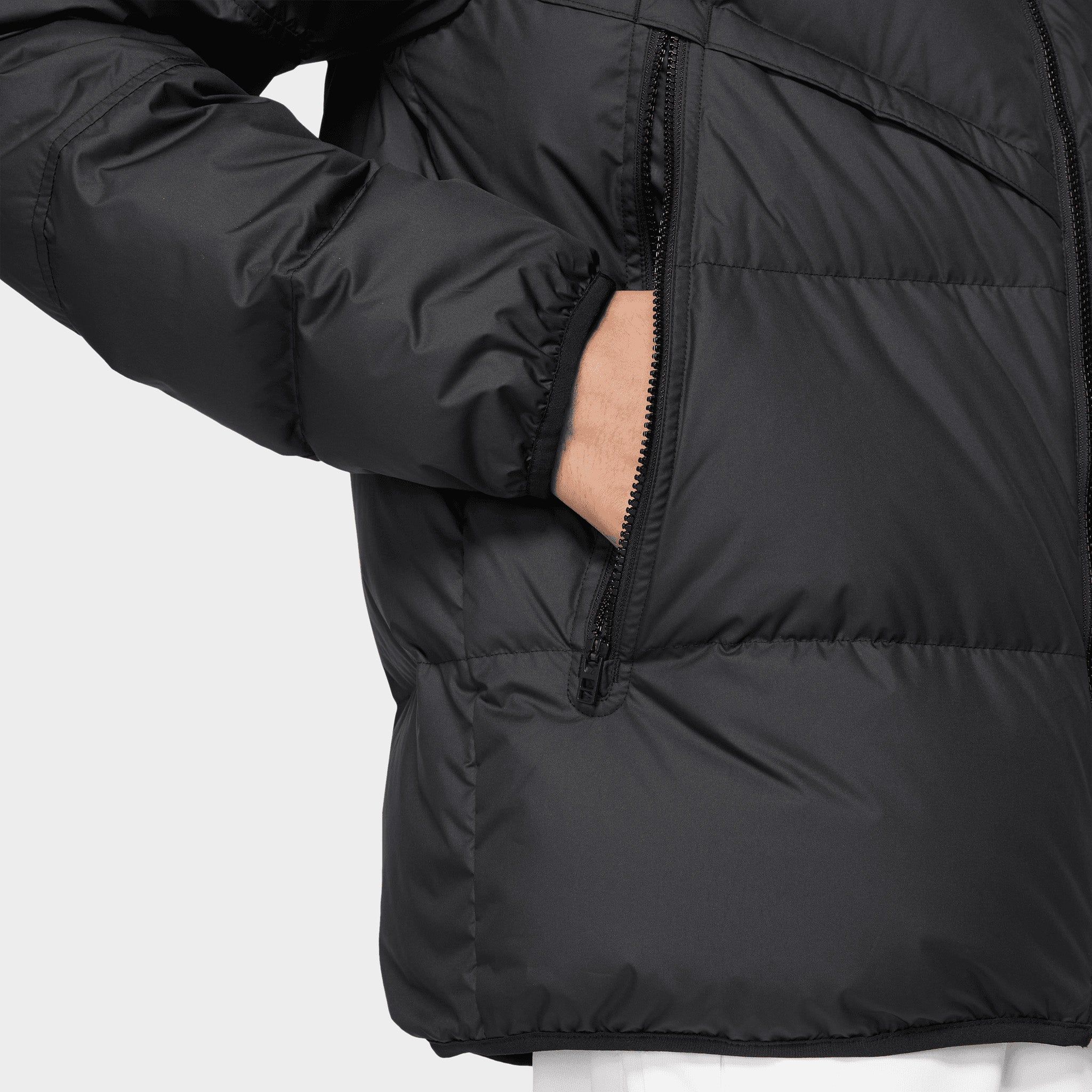 Nike Sportswear Storm-FIT Windrunner Hooded Jacket Black / Black - Sail sold by JD Sports product image thumbnail 4