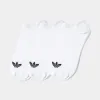 adidas Originals Trefoil Liner Socks (3 Pack) White / White - Black sold by JD Sports