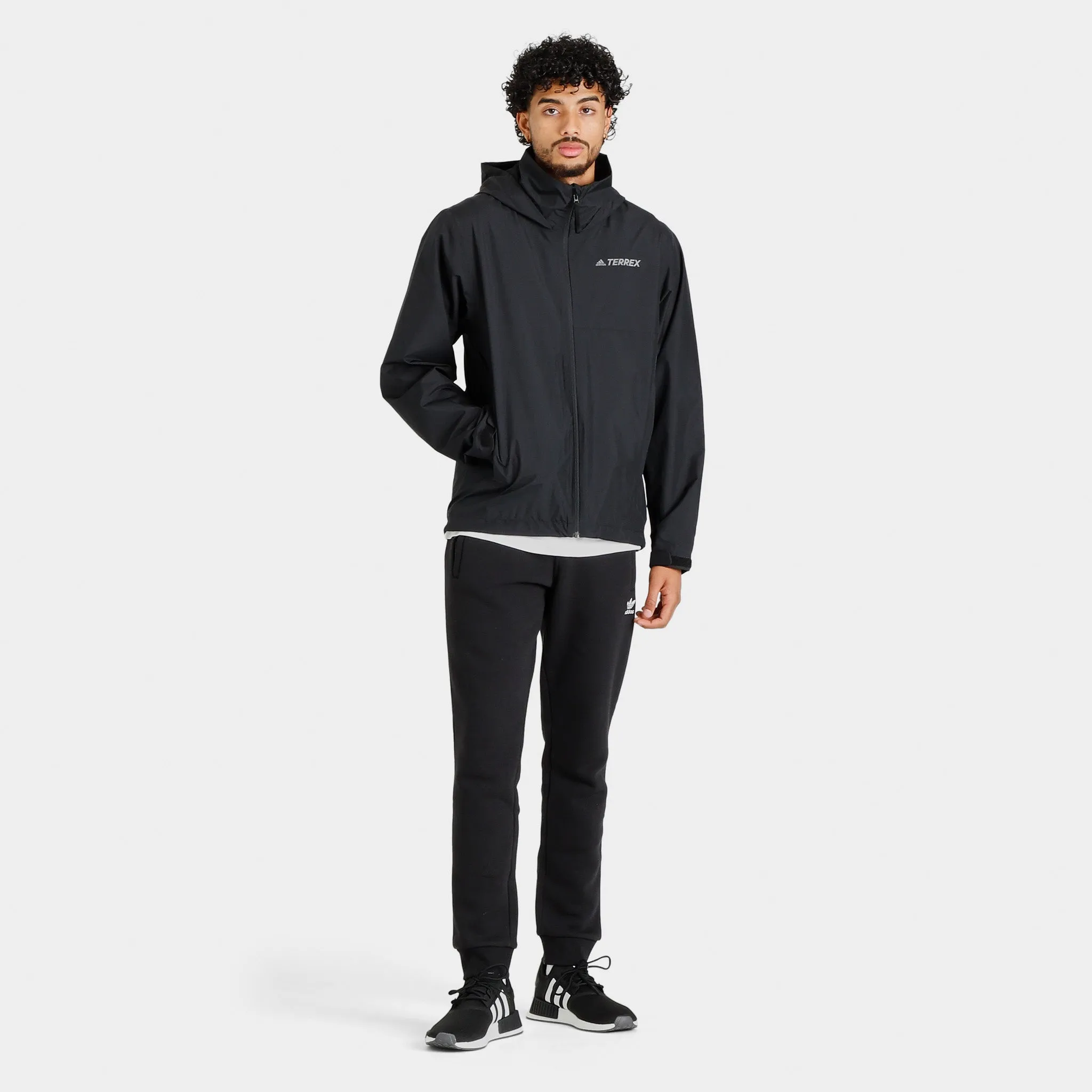 adidas Terrex Multi RAIN.RDY Two-Layer Rain Jacket / Black sold by JD Sports product image thumbnail 5