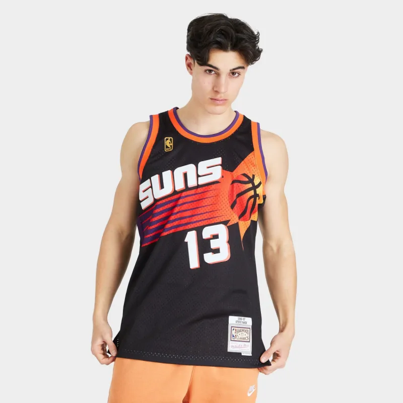 Mitchell & Ness Phoenix Suns Steve Nash Swingman Jersey / Black sold by JD Sports