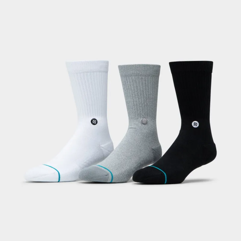 Stance Icon Socks - 3 Pack / Multi sold by JD Sports