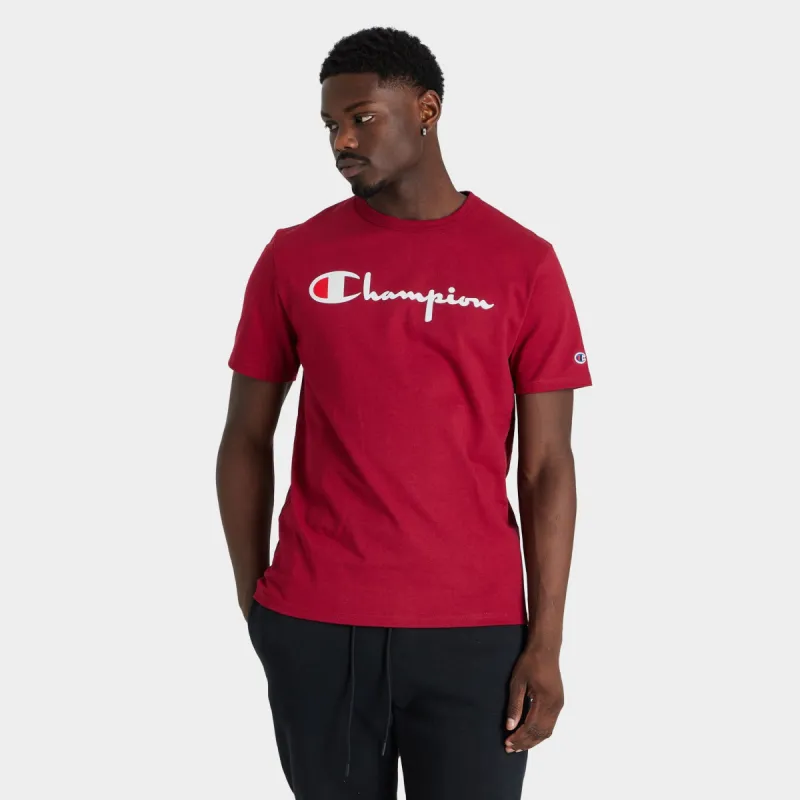 Champion Heritage T-shirt / Cranberry Tart sold by JD Sports