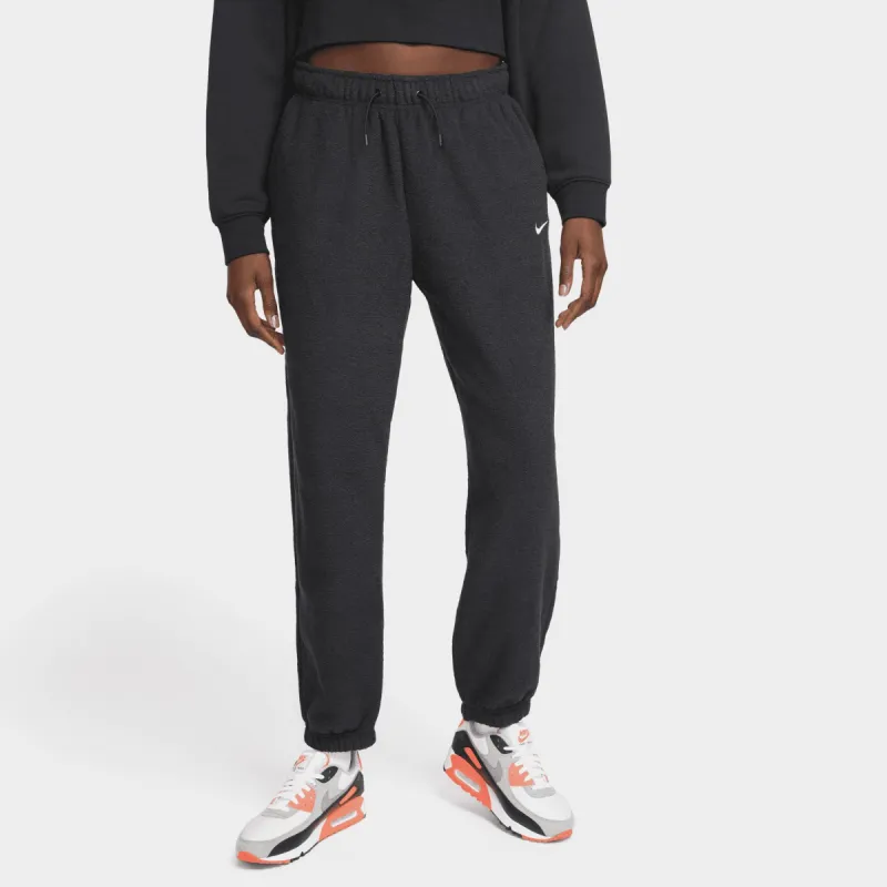 Nike Women's Sportswear Essentials Plush High-Rise Joggers Black / White sold by JD Sports