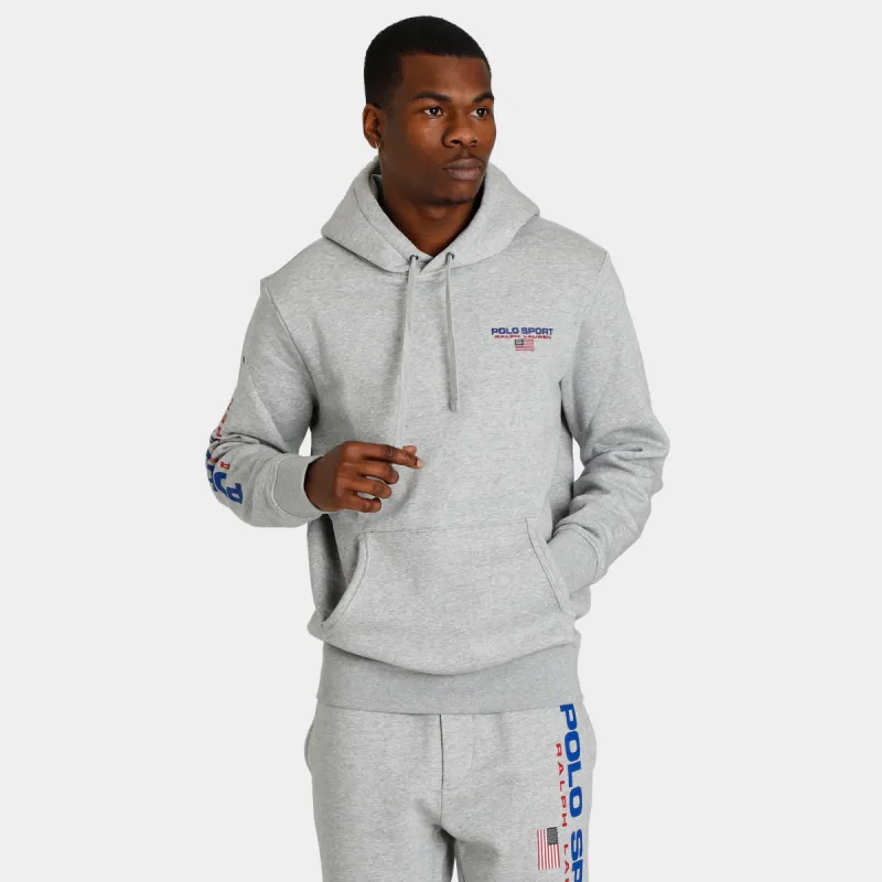 Polo Ralph Lauren Sport Pullover Hoodie Andover Heather / Red made by Ralph Lauren