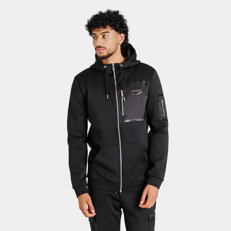 Supply & Demand Conceal Full-Zip Hoodie Grey / Black sold by JD Sports