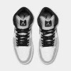 Jordan 1 Mid Light Smoke Grey / Black - White sold by JD Sports