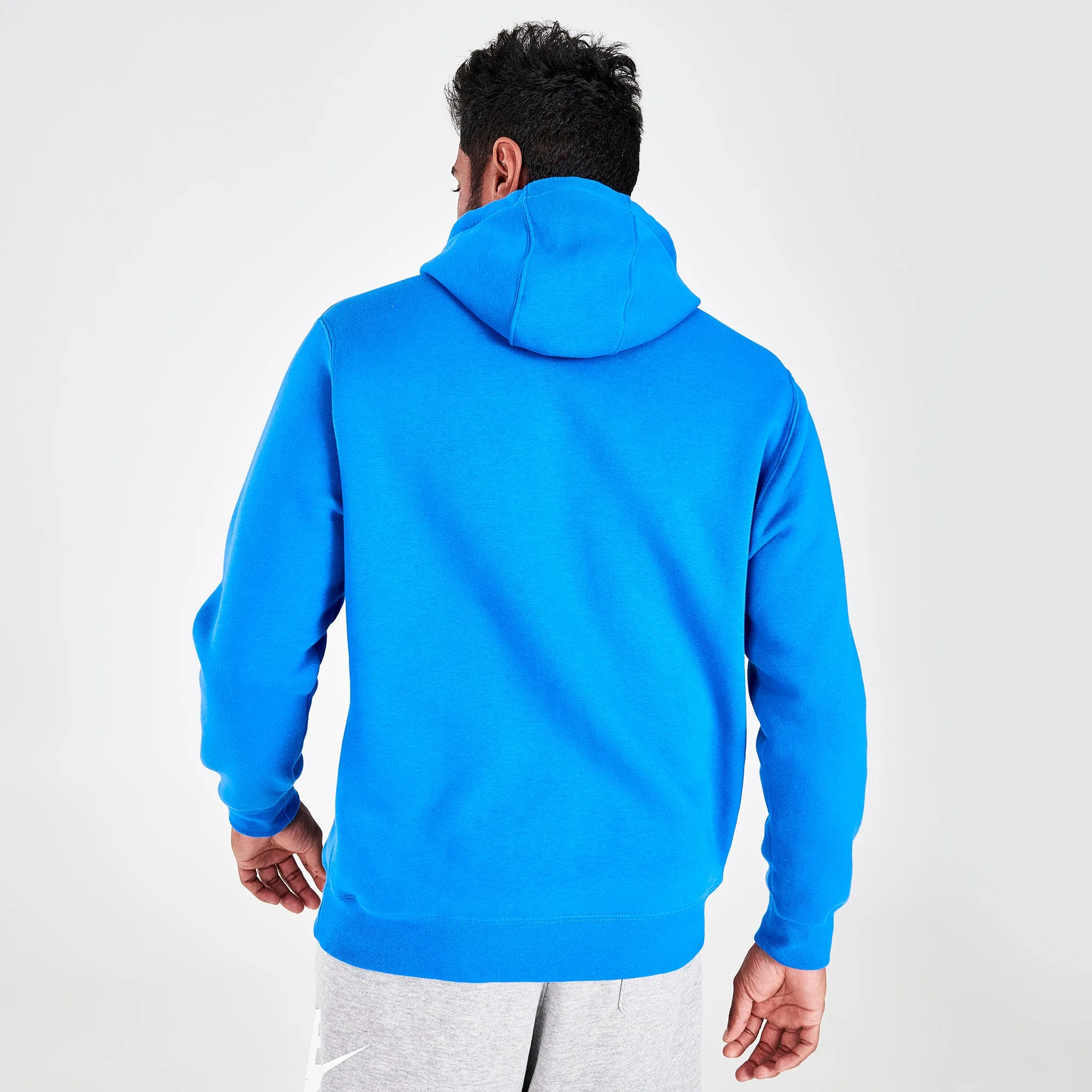 Nike Sportswear Club Fleece Pullover Hoodie Signal Blue / Signal Blue - White sold by JD Sports product image thumbnail 5