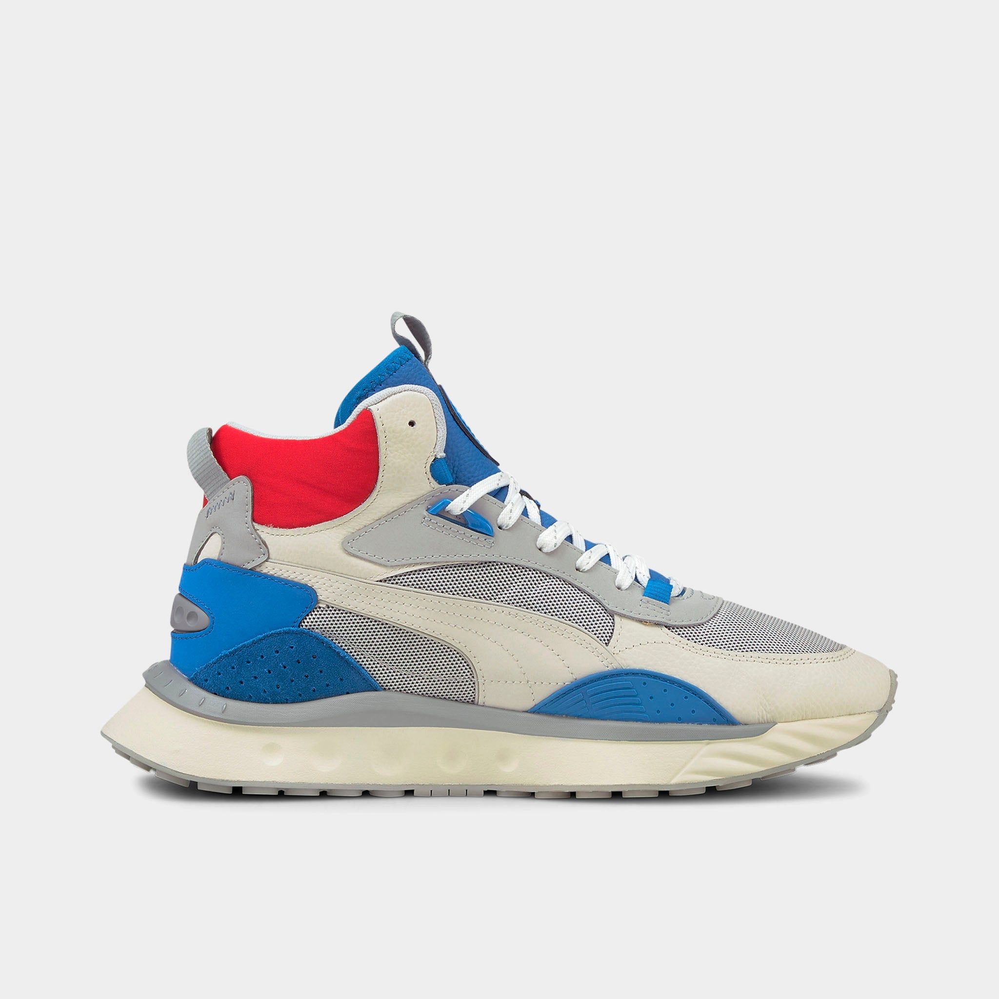 Puma Wild Rider Mid Ivory Glow / Blue sold by JD Sports product image thumbnail 2