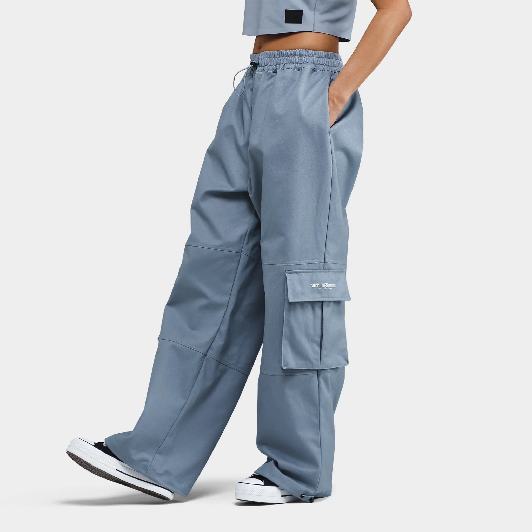 Supply & Demand Women's Terrace Cargo Pants / Grey sold by JD Sports product image thumbnail 4